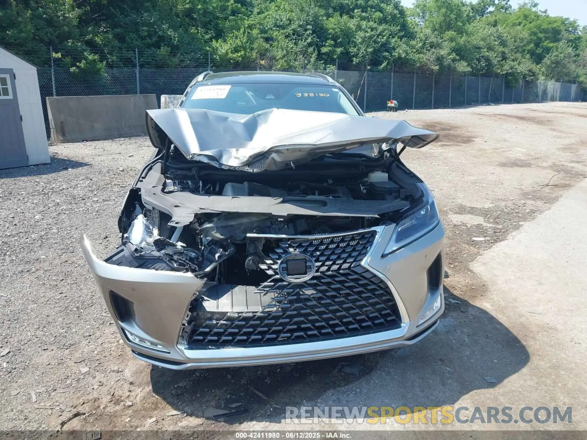 12 Photograph of a damaged car 2T2HZMDA5NC333130 LEXUS RX 350 2022