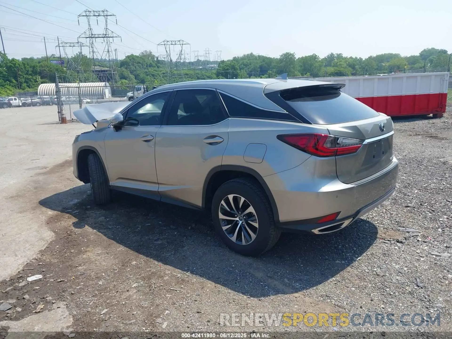 3 Photograph of a damaged car 2T2HZMDA5NC333130 LEXUS RX 350 2022