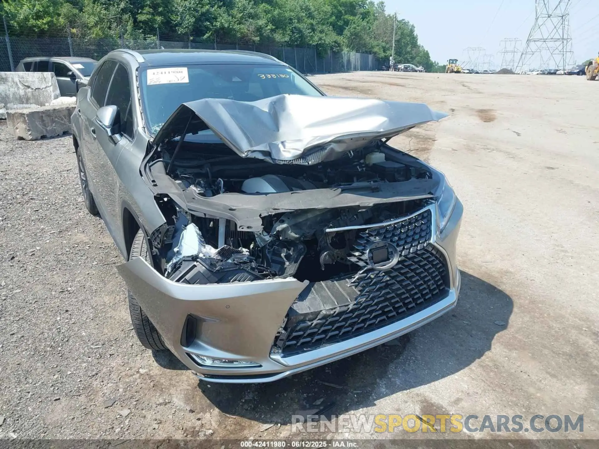 6 Photograph of a damaged car 2T2HZMDA5NC333130 LEXUS RX 350 2022