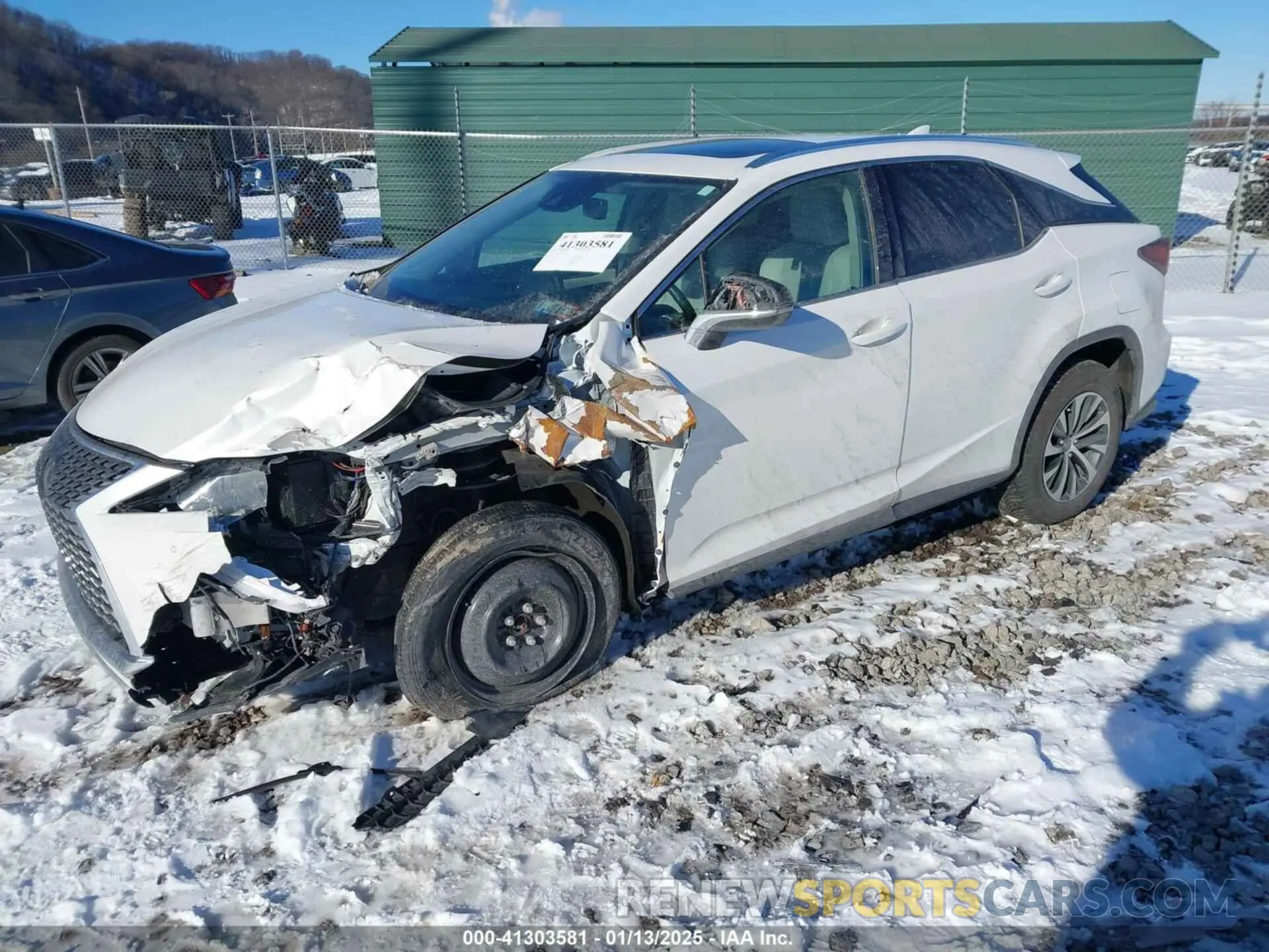 2 Photograph of a damaged car 2T2HZMDA6NC344038 LEXUS RX 350 2022