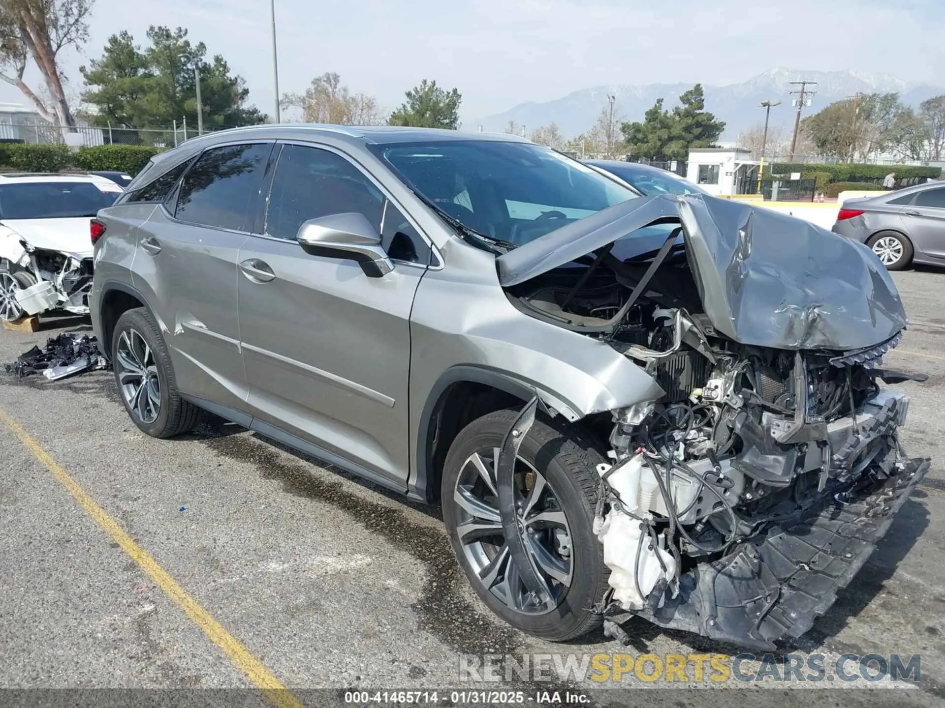 1 Photograph of a damaged car 2T2HZMDA6NC349806 LEXUS RX 350 2022