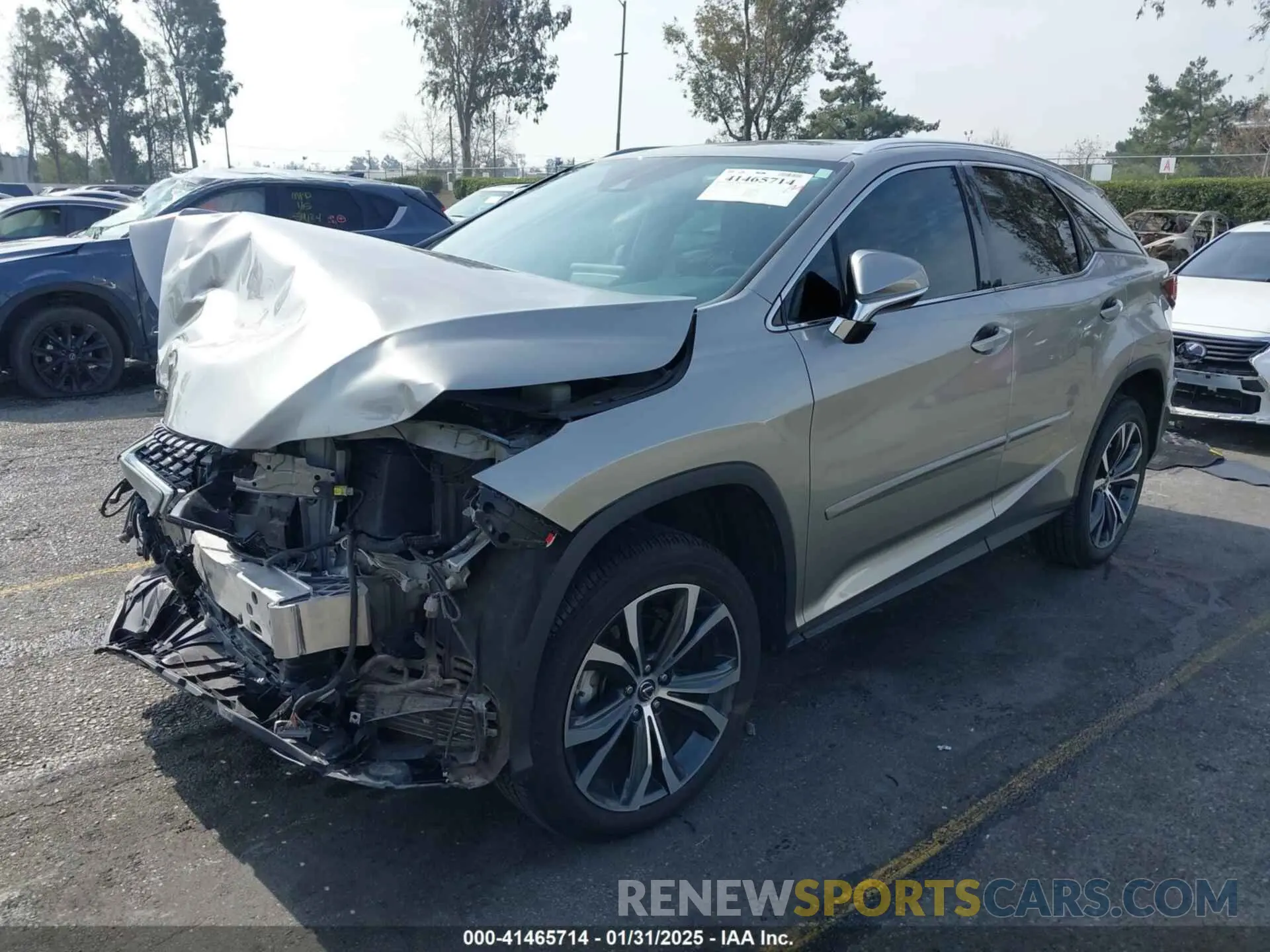 2 Photograph of a damaged car 2T2HZMDA6NC349806 LEXUS RX 350 2022