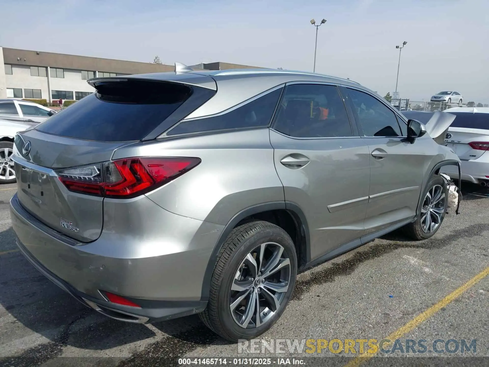 4 Photograph of a damaged car 2T2HZMDA6NC349806 LEXUS RX 350 2022