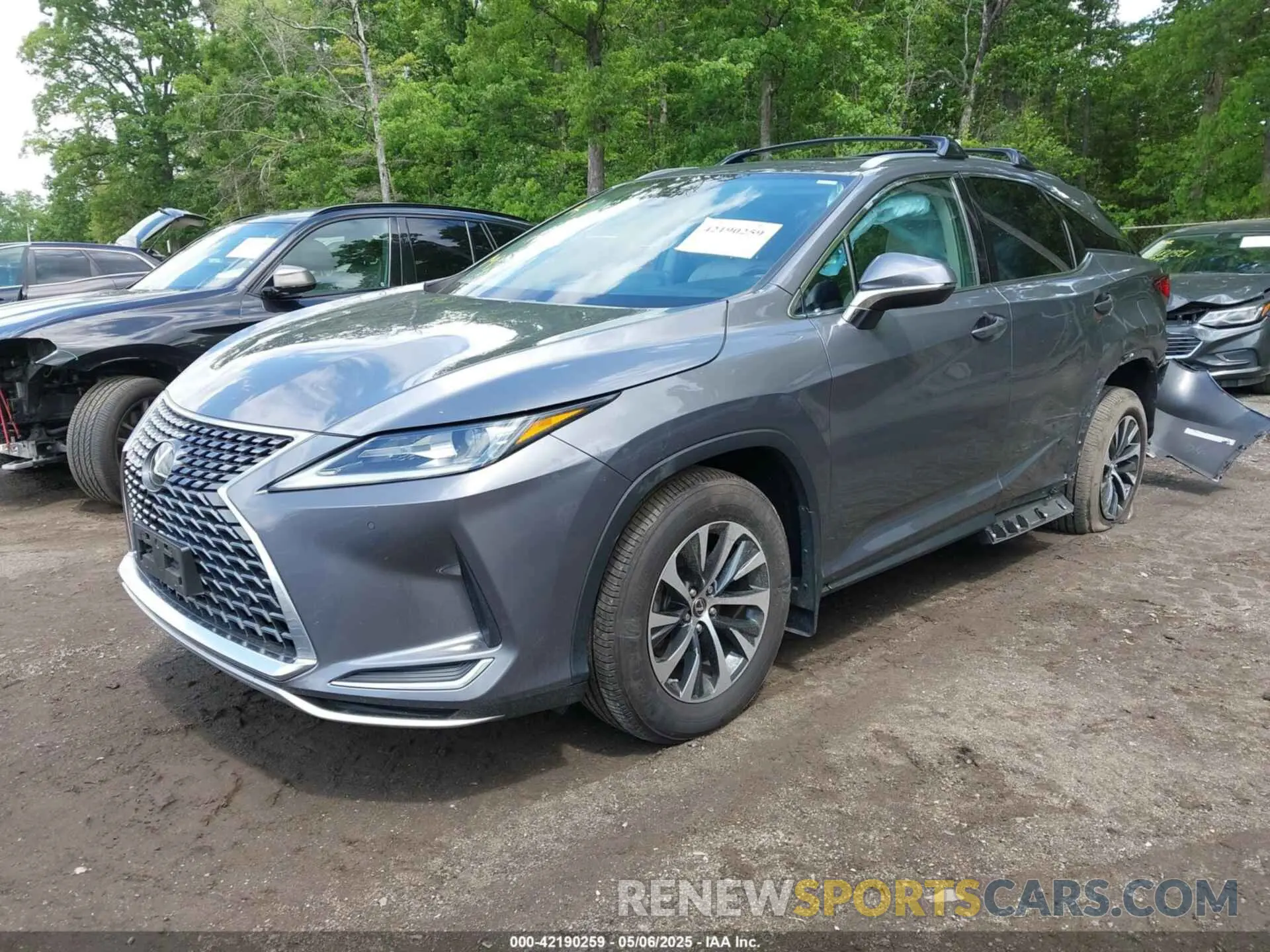 2 Photograph of a damaged car 2T2HZMDA8NC313731 LEXUS RX 350 2022
