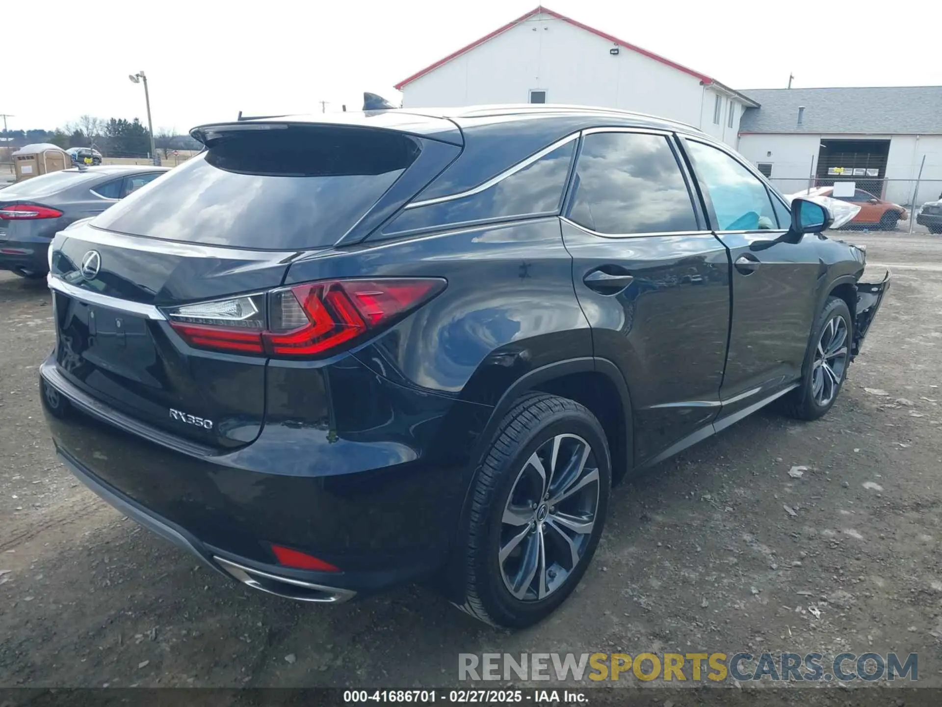 4 Photograph of a damaged car 2T2HZMDA8NC328150 LEXUS RX 350 2022