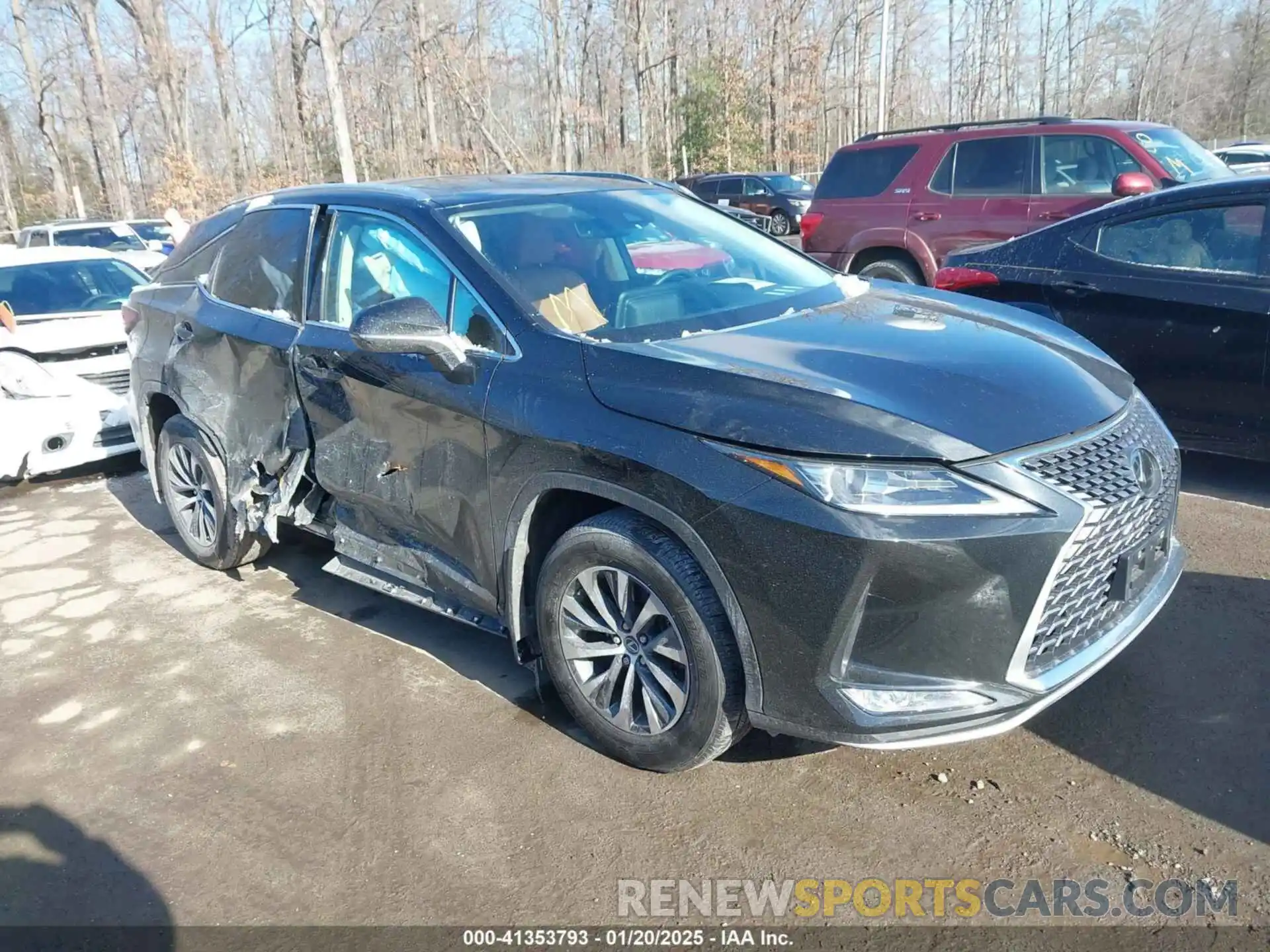 1 Photograph of a damaged car 2T2HZMDA8NC345739 LEXUS RX 350 2022