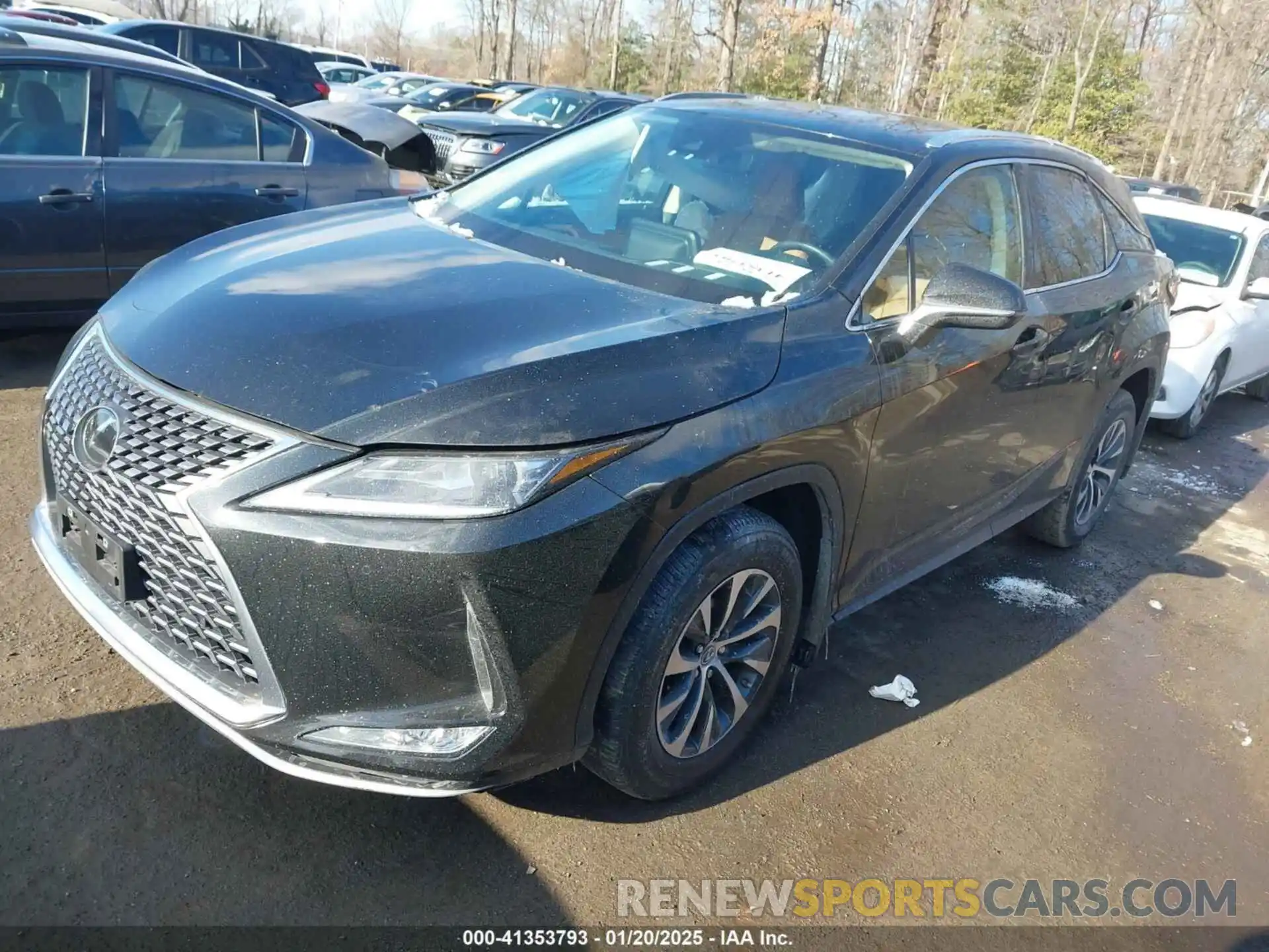 2 Photograph of a damaged car 2T2HZMDA8NC345739 LEXUS RX 350 2022