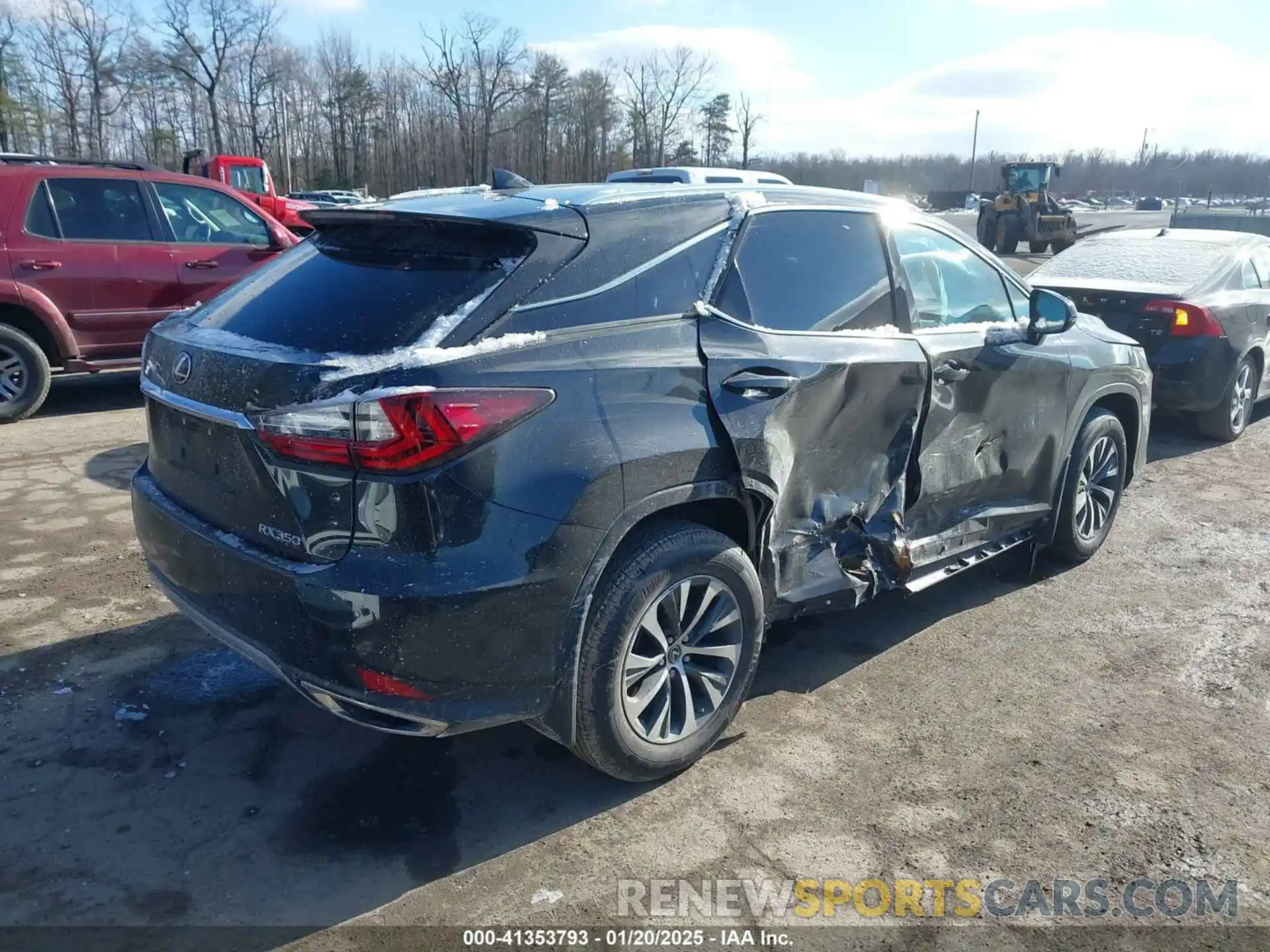 4 Photograph of a damaged car 2T2HZMDA8NC345739 LEXUS RX 350 2022