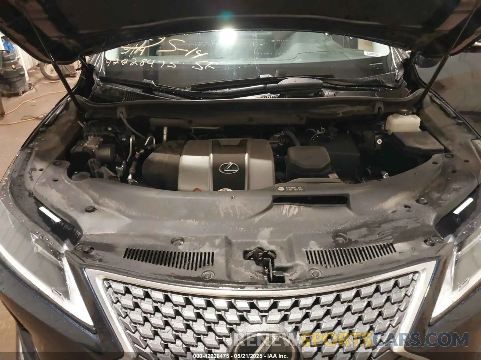 10 Photograph of a damaged car 2T2HZMDA8NC358264 LEXUS RX 350 2022