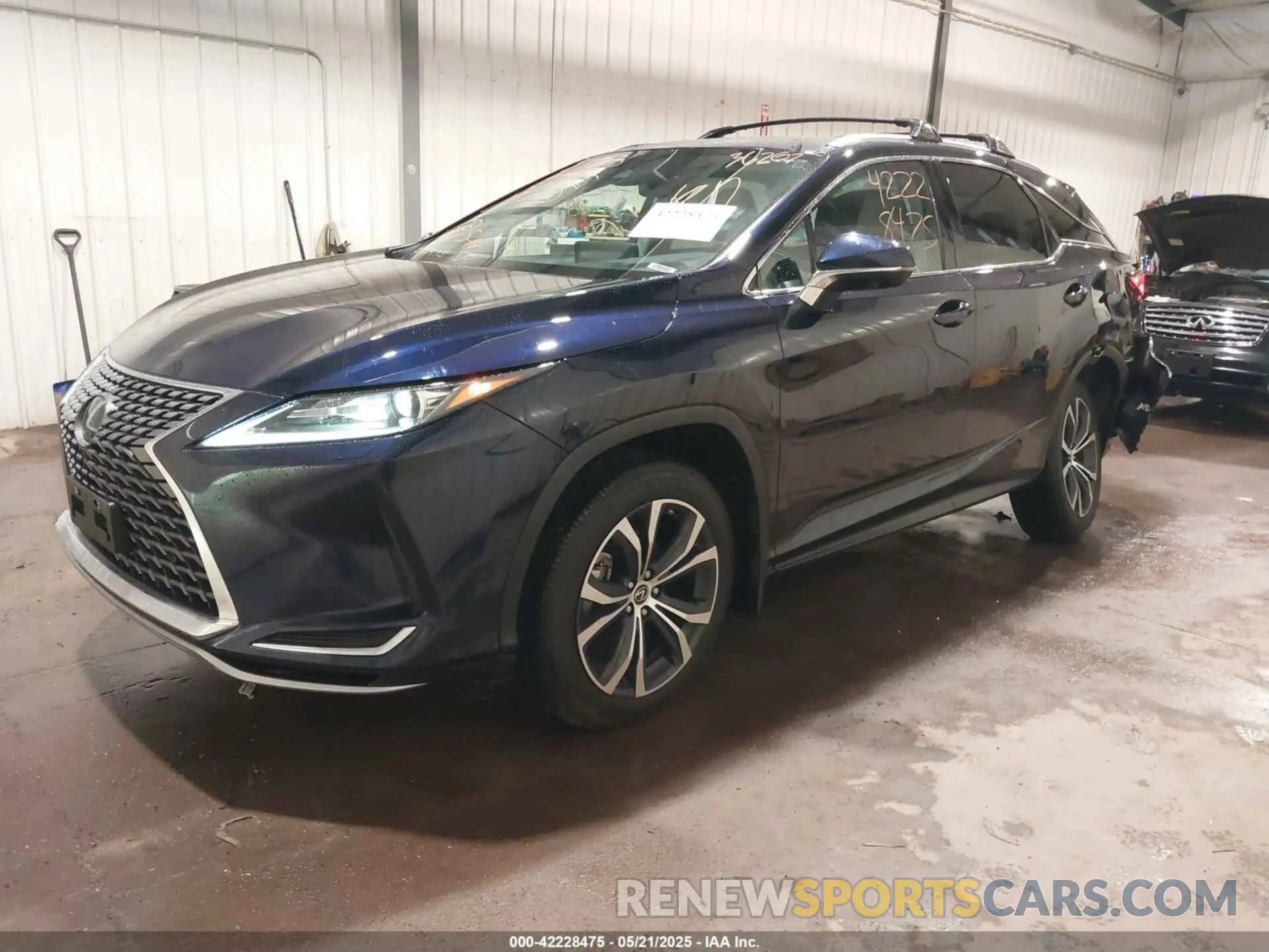 2 Photograph of a damaged car 2T2HZMDA8NC358264 LEXUS RX 350 2022