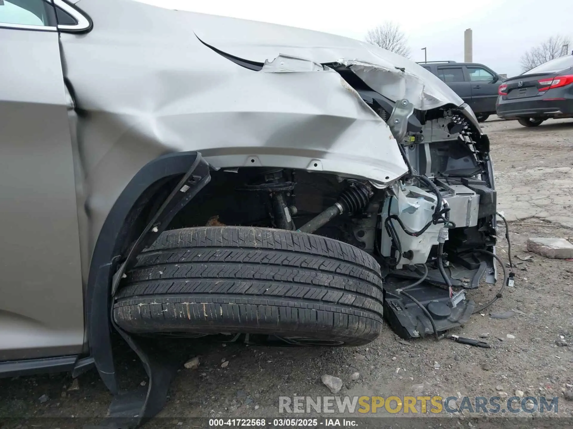 17 Photograph of a damaged car 2T2HZMDA9NC345216 LEXUS RX 350 2022