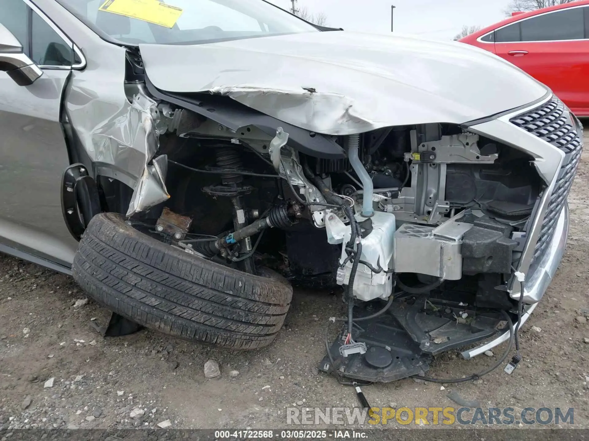 6 Photograph of a damaged car 2T2HZMDA9NC345216 LEXUS RX 350 2022