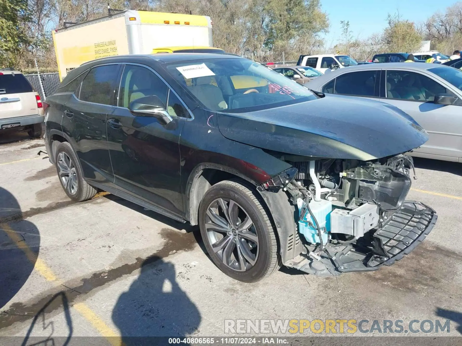 1 Photograph of a damaged car 2T2HZMDA9NC345426 LEXUS RX 350 2022