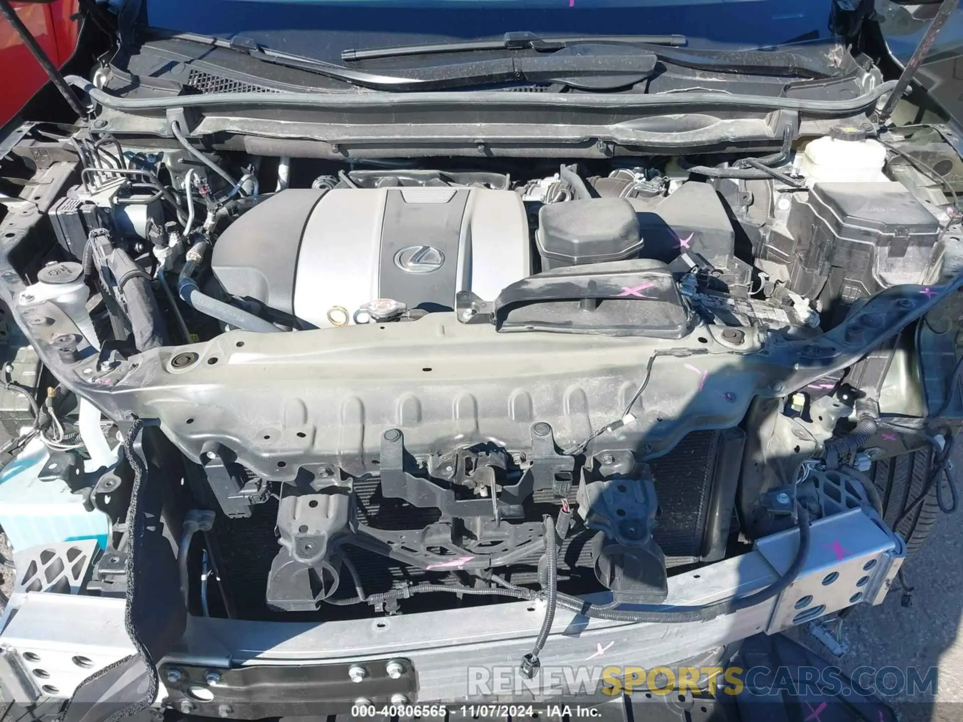10 Photograph of a damaged car 2T2HZMDA9NC345426 LEXUS RX 350 2022