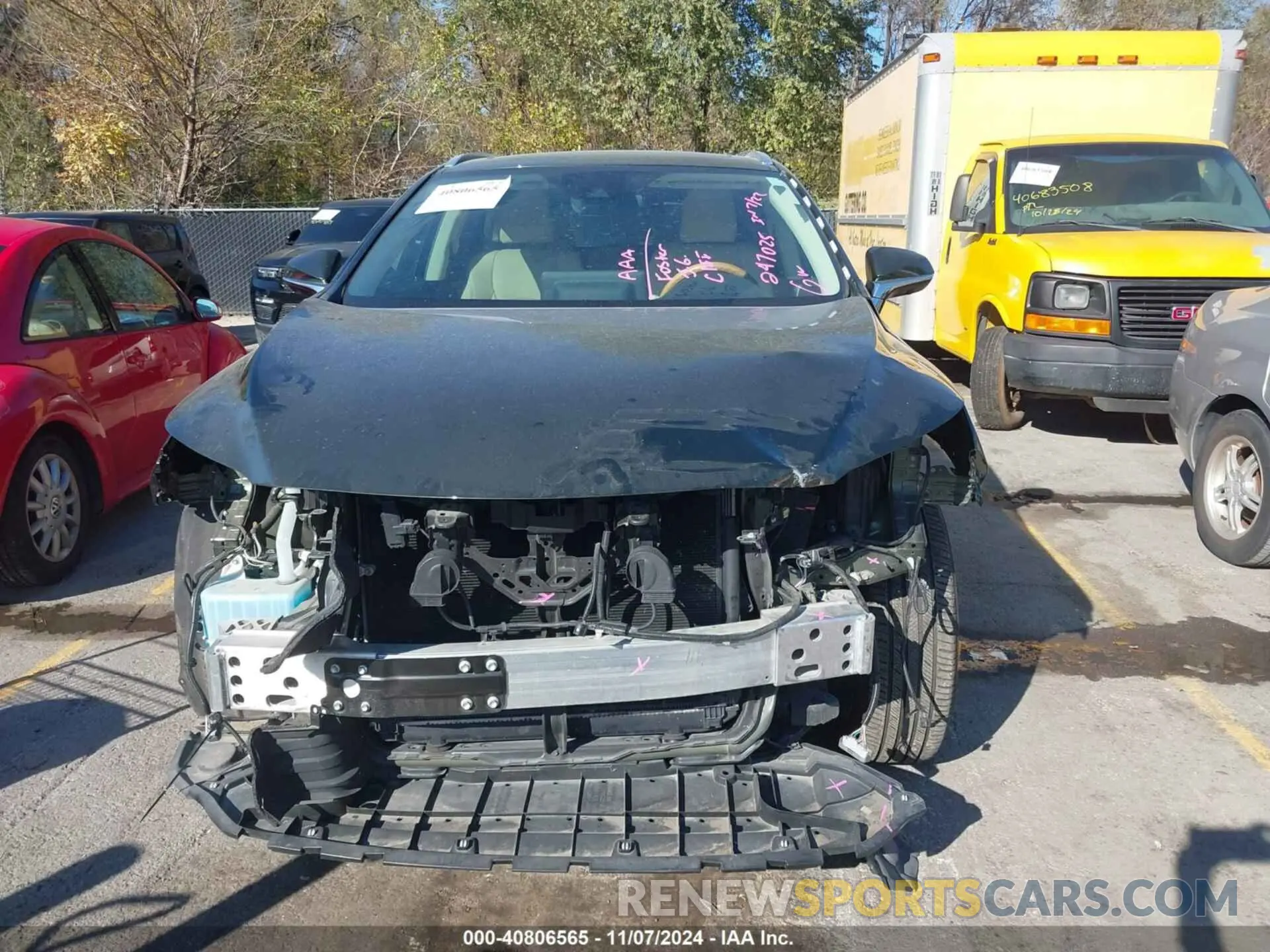 13 Photograph of a damaged car 2T2HZMDA9NC345426 LEXUS RX 350 2022