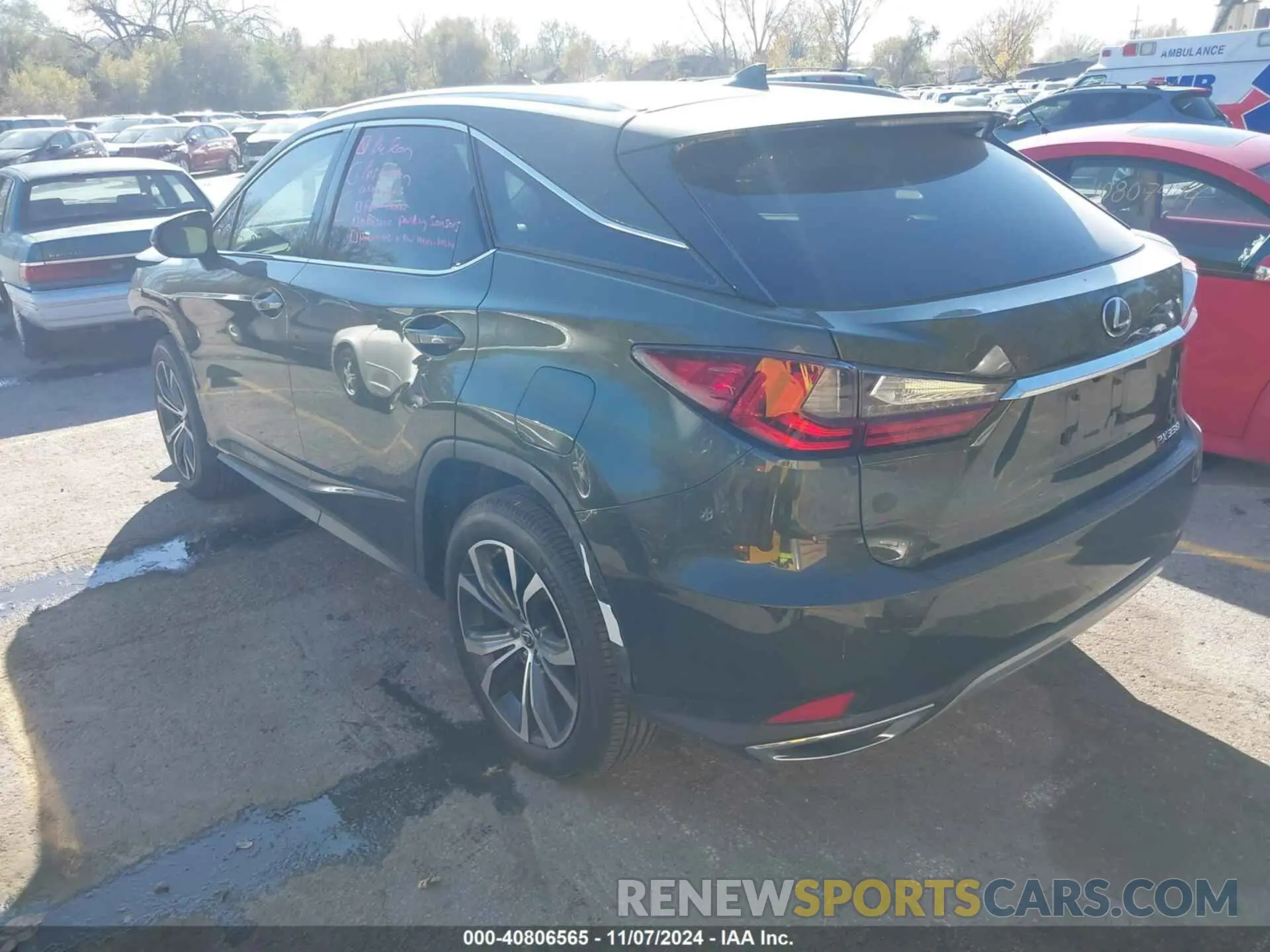 3 Photograph of a damaged car 2T2HZMDA9NC345426 LEXUS RX 350 2022
