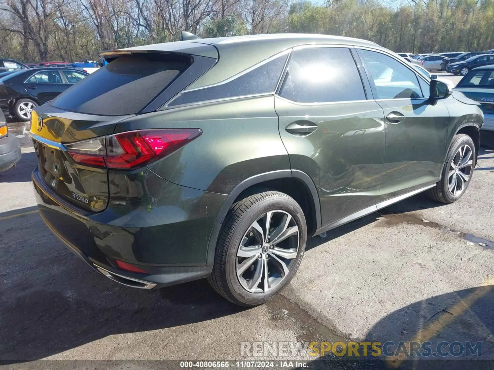 4 Photograph of a damaged car 2T2HZMDA9NC345426 LEXUS RX 350 2022