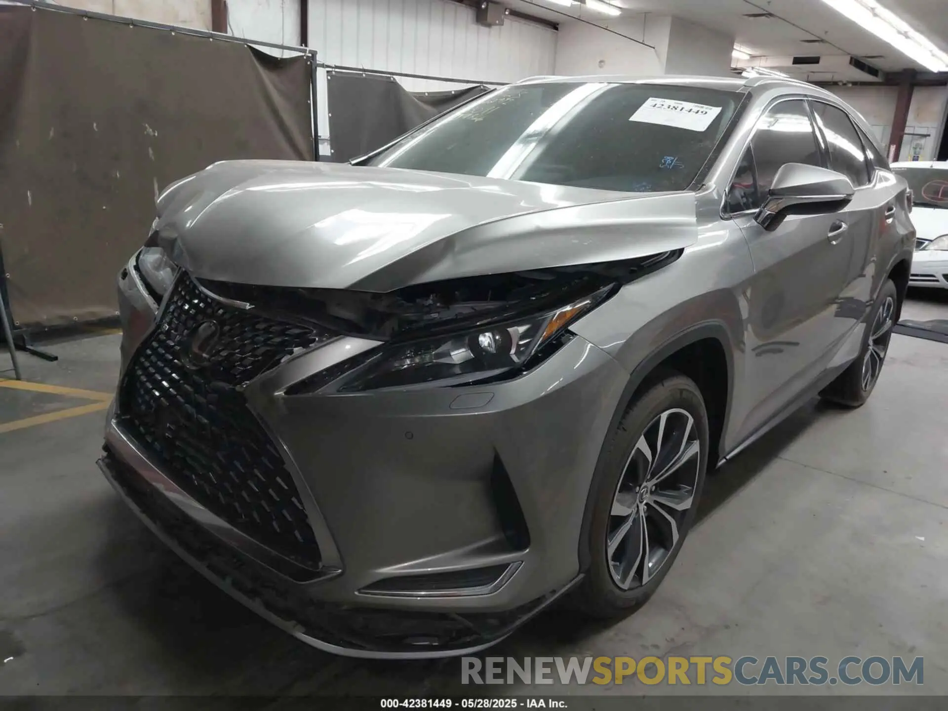 2 Photograph of a damaged car 2T2HZMDA9NC366292 LEXUS RX 350 2022