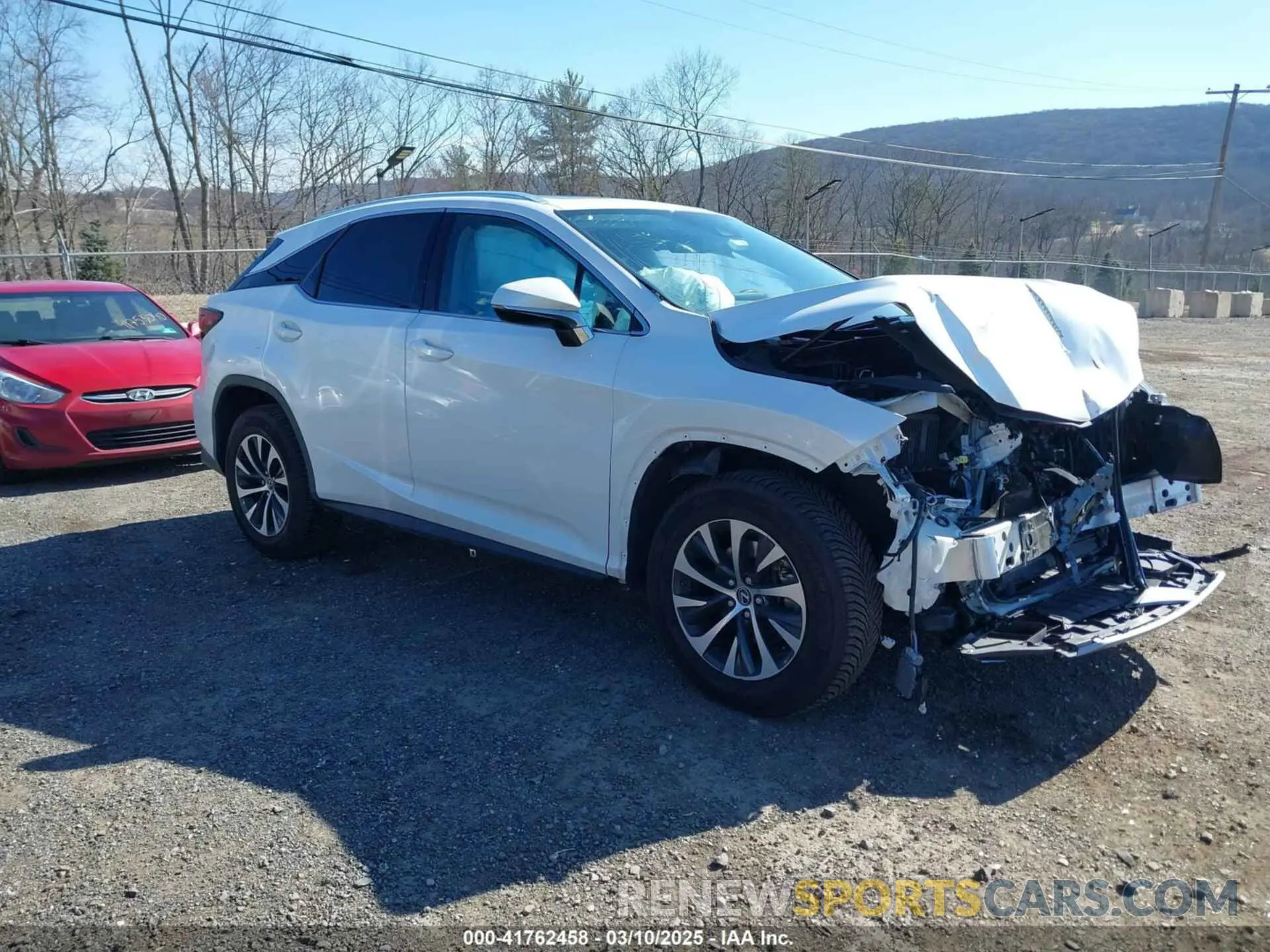 1 Photograph of a damaged car 2T2HZMDAXNC313410 LEXUS RX 350 2022