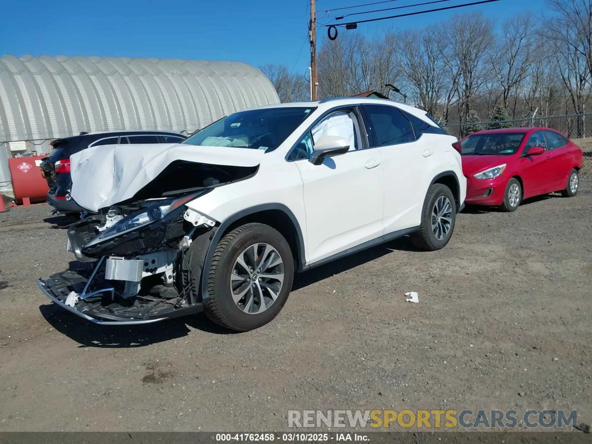 2 Photograph of a damaged car 2T2HZMDAXNC313410 LEXUS RX 350 2022