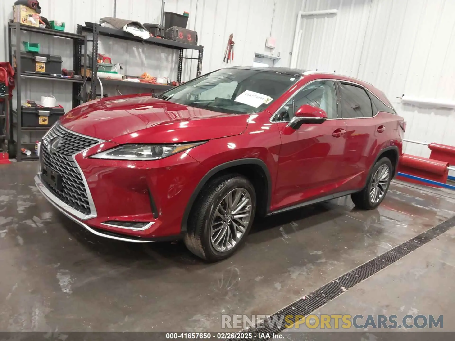 2 Photograph of a damaged car 2T2JZMDA8NC358766 LEXUS RX 350 2022