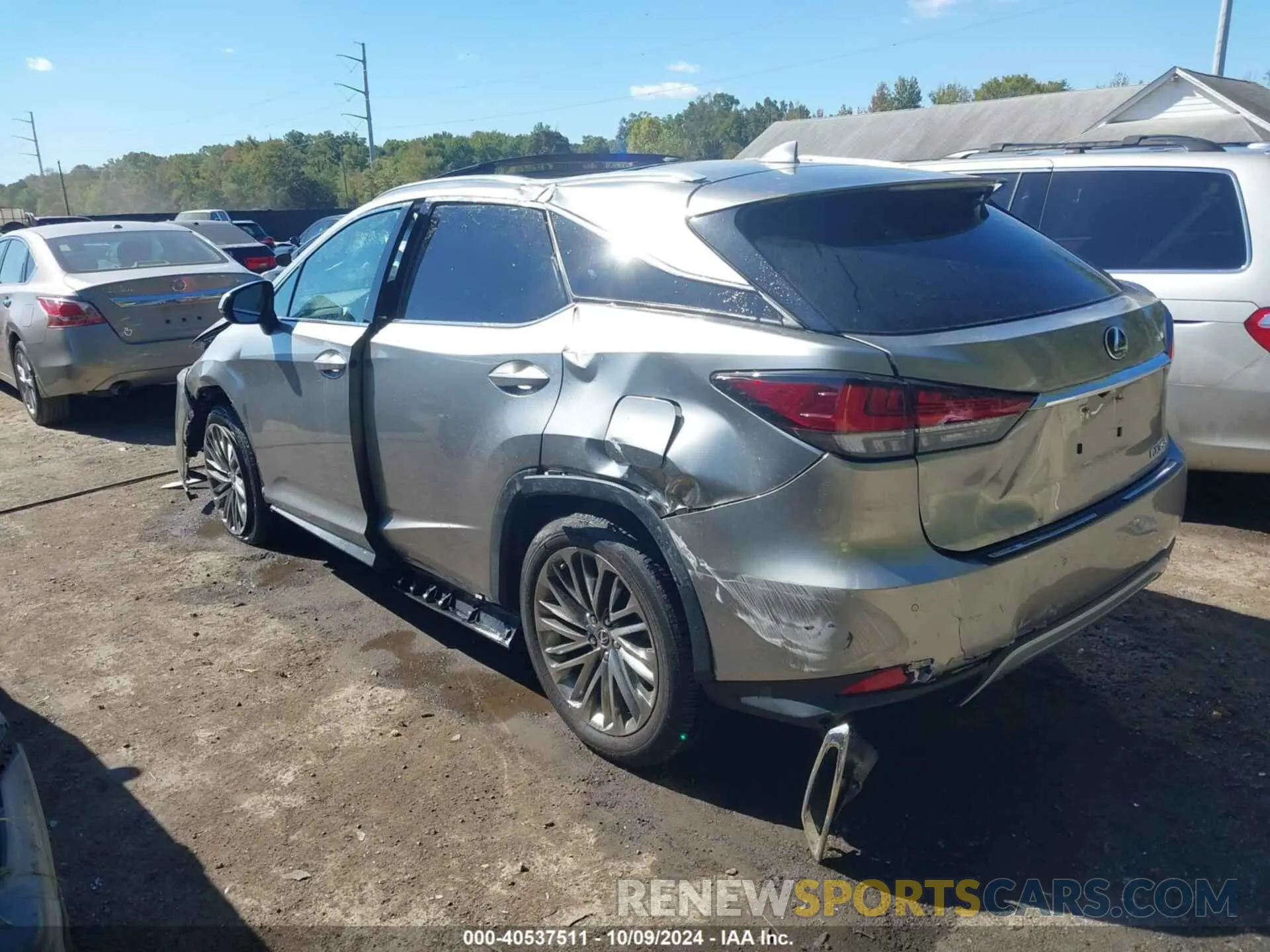3 Photograph of a damaged car 2T2JZMDA8NC361991 LEXUS RX 350 2022