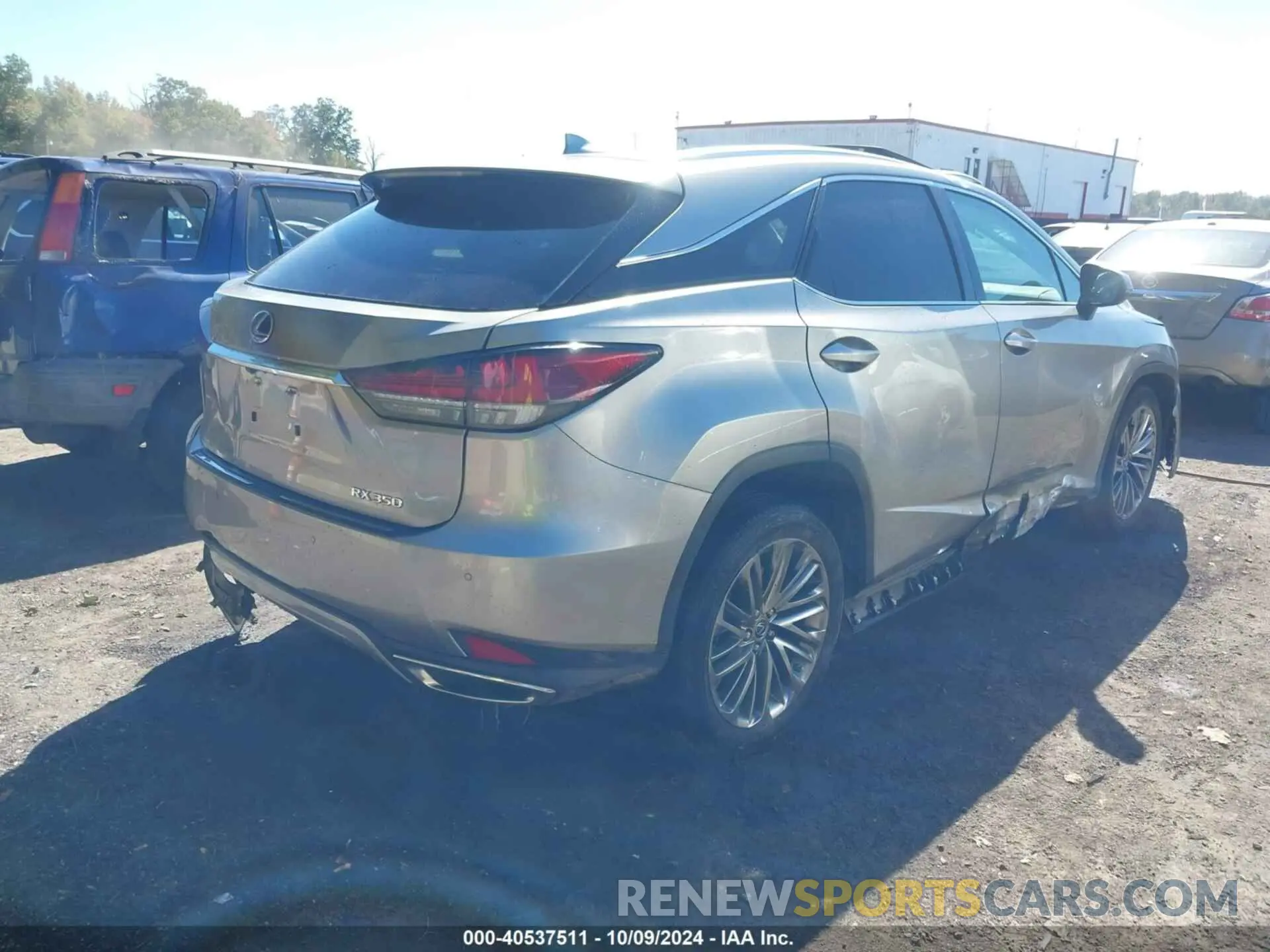 4 Photograph of a damaged car 2T2JZMDA8NC361991 LEXUS RX 350 2022