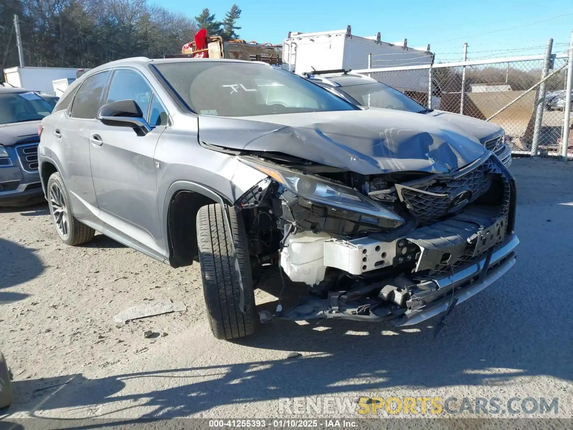 1 Photograph of a damaged car 2T2SZMDA2NC309387 LEXUS RX 350 2022