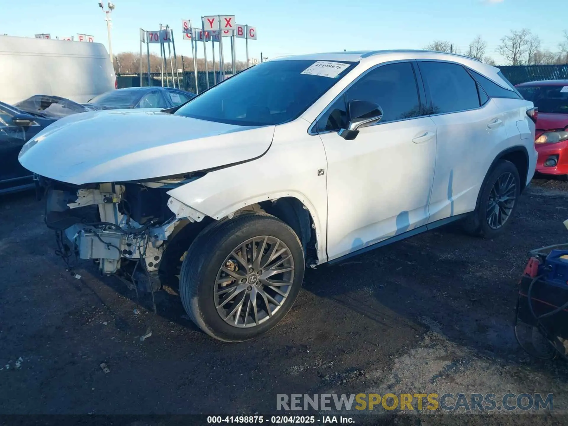 2 Photograph of a damaged car 2T2SZMDA2NC309843 LEXUS RX 350 2022