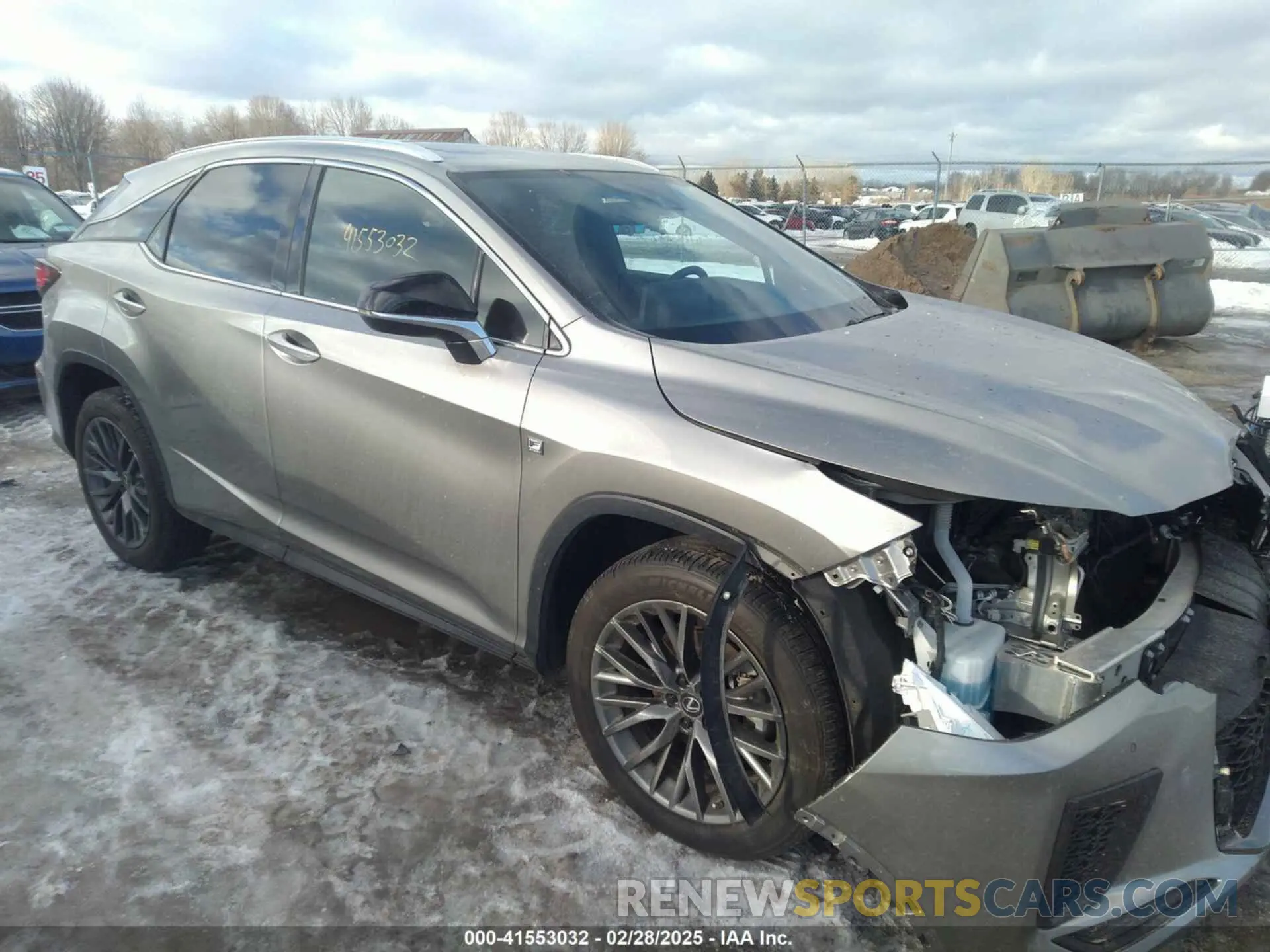 1 Photograph of a damaged car 2T2SZMDA3NC313397 LEXUS RX 350 2022