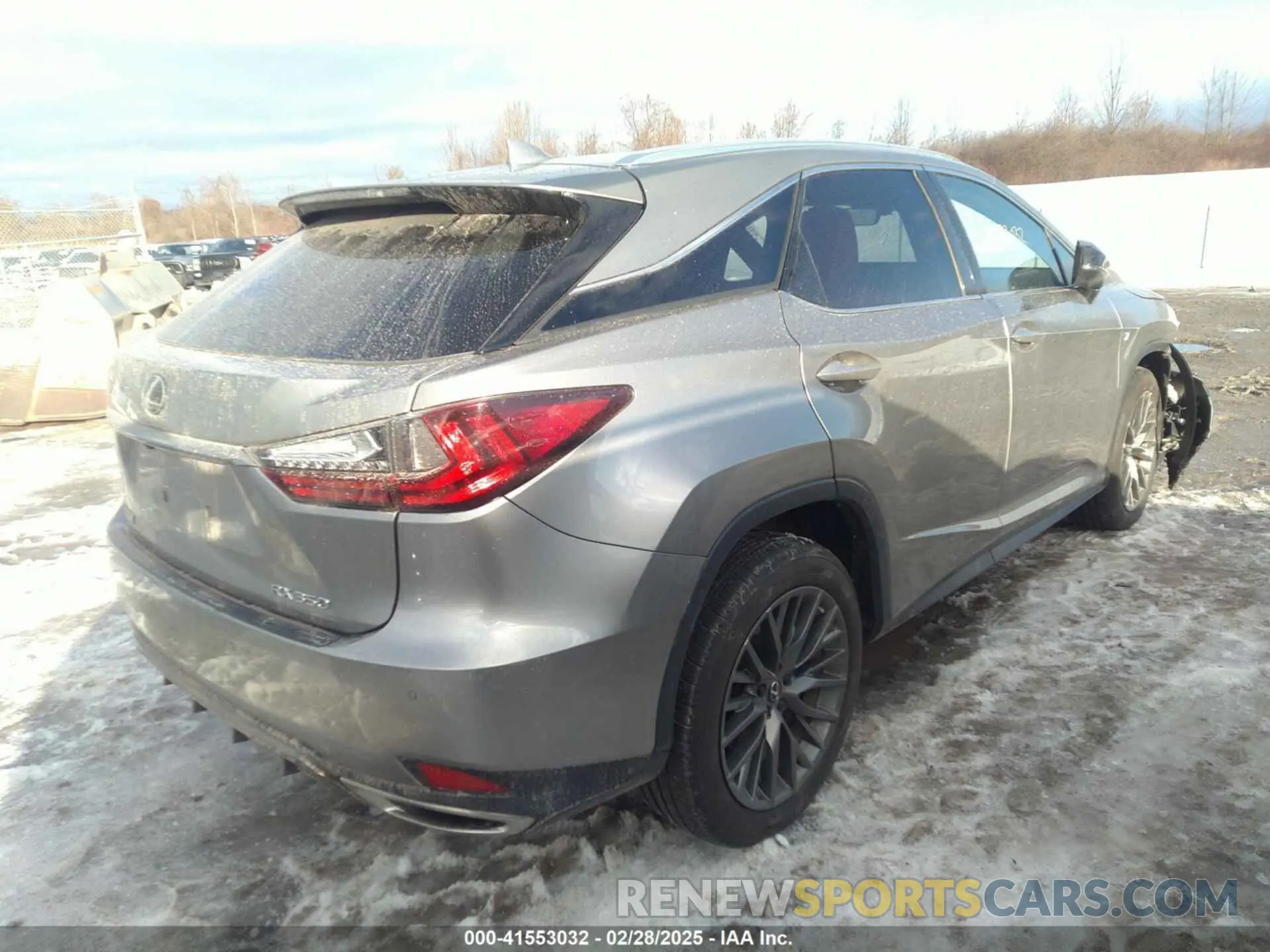 4 Photograph of a damaged car 2T2SZMDA3NC313397 LEXUS RX 350 2022