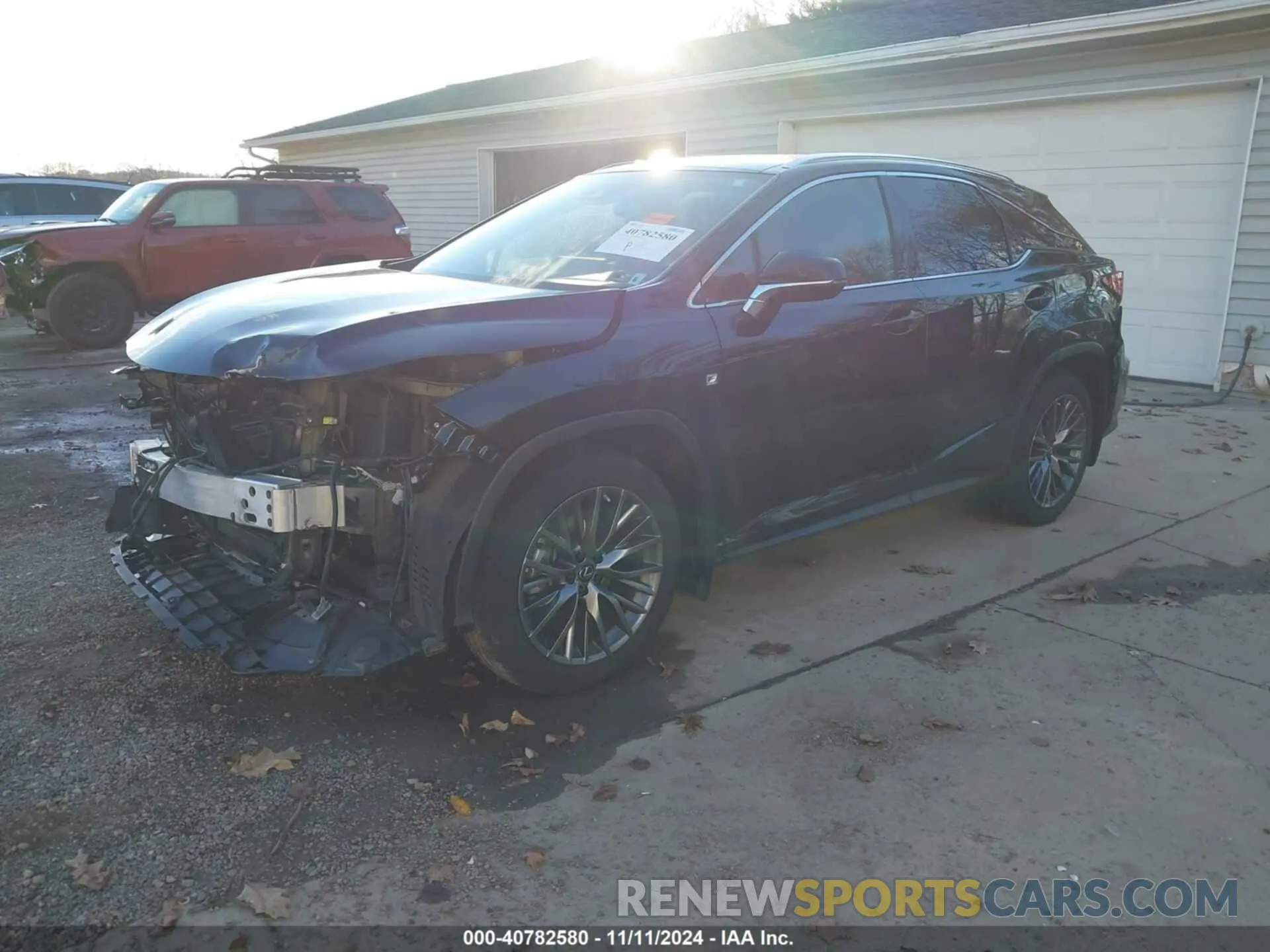 2 Photograph of a damaged car 2T2YZMDA2NC340701 LEXUS RX 350 2022