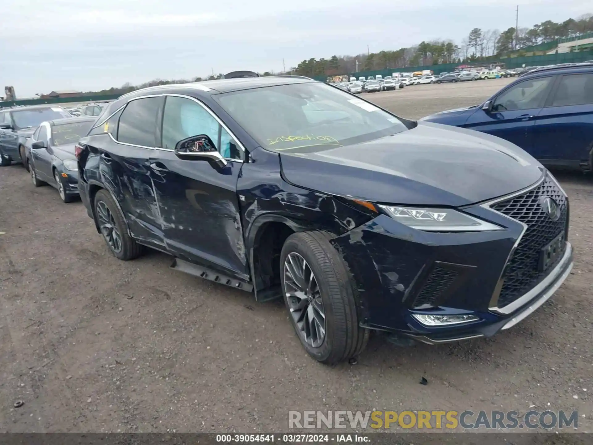 1 Photograph of a damaged car 2T2YZMDA5NC355659 LEXUS RX 350 2022