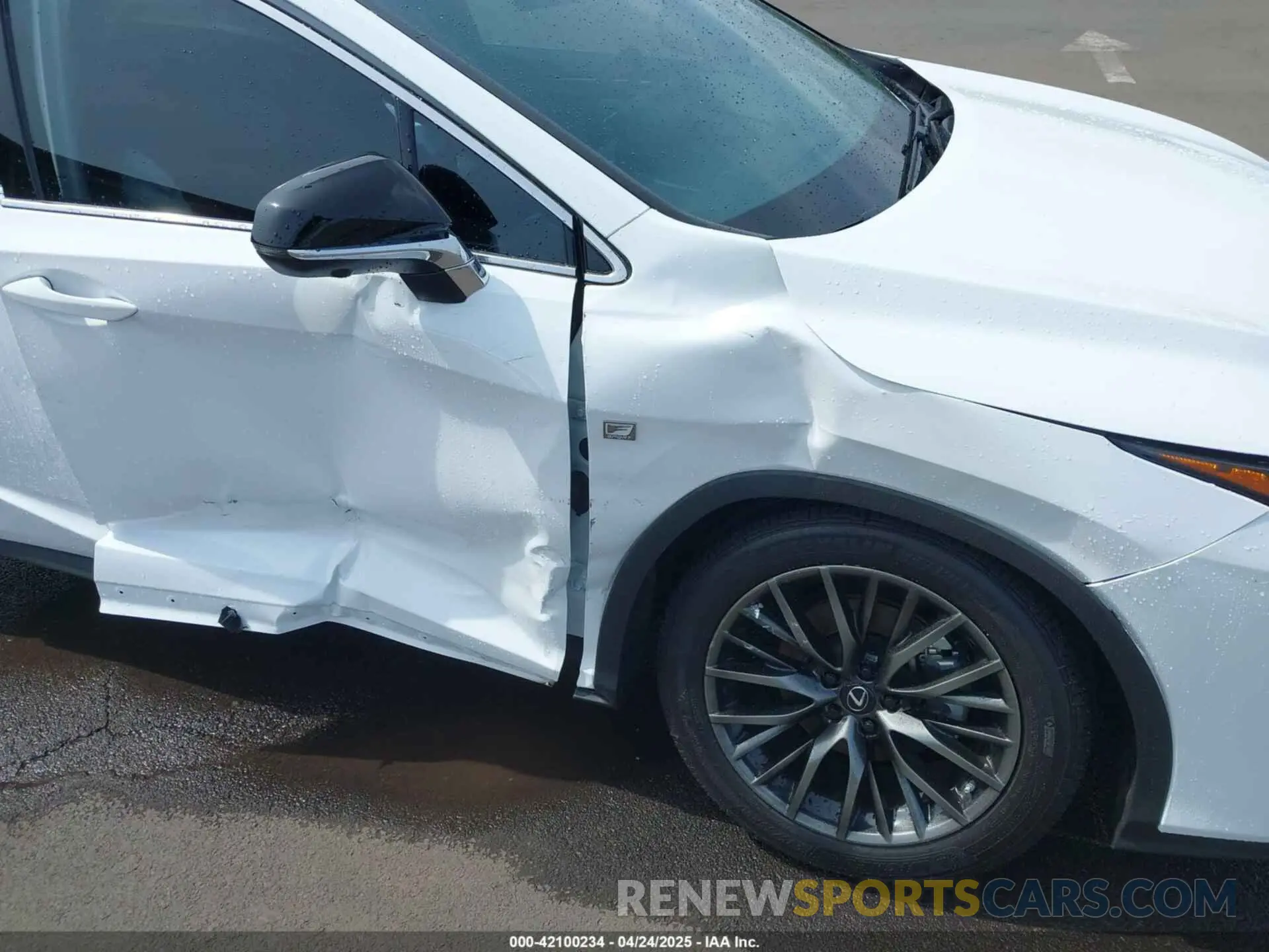 6 Photograph of a damaged car 2T2YZMDA9NC354580 LEXUS RX 350 2022