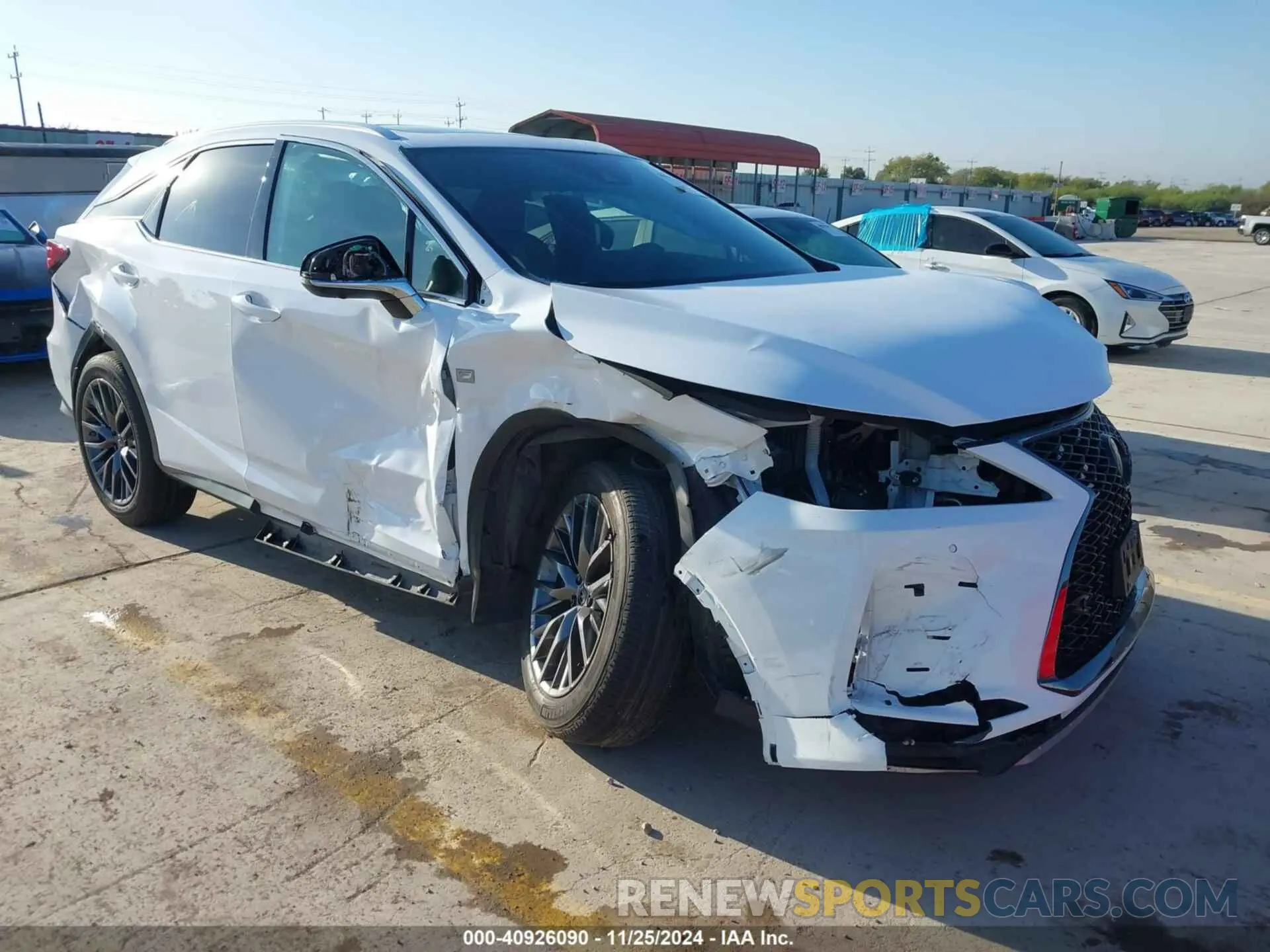 1 Photograph of a damaged car 2T2YZMDAXNC361022 LEXUS RX 350 2022