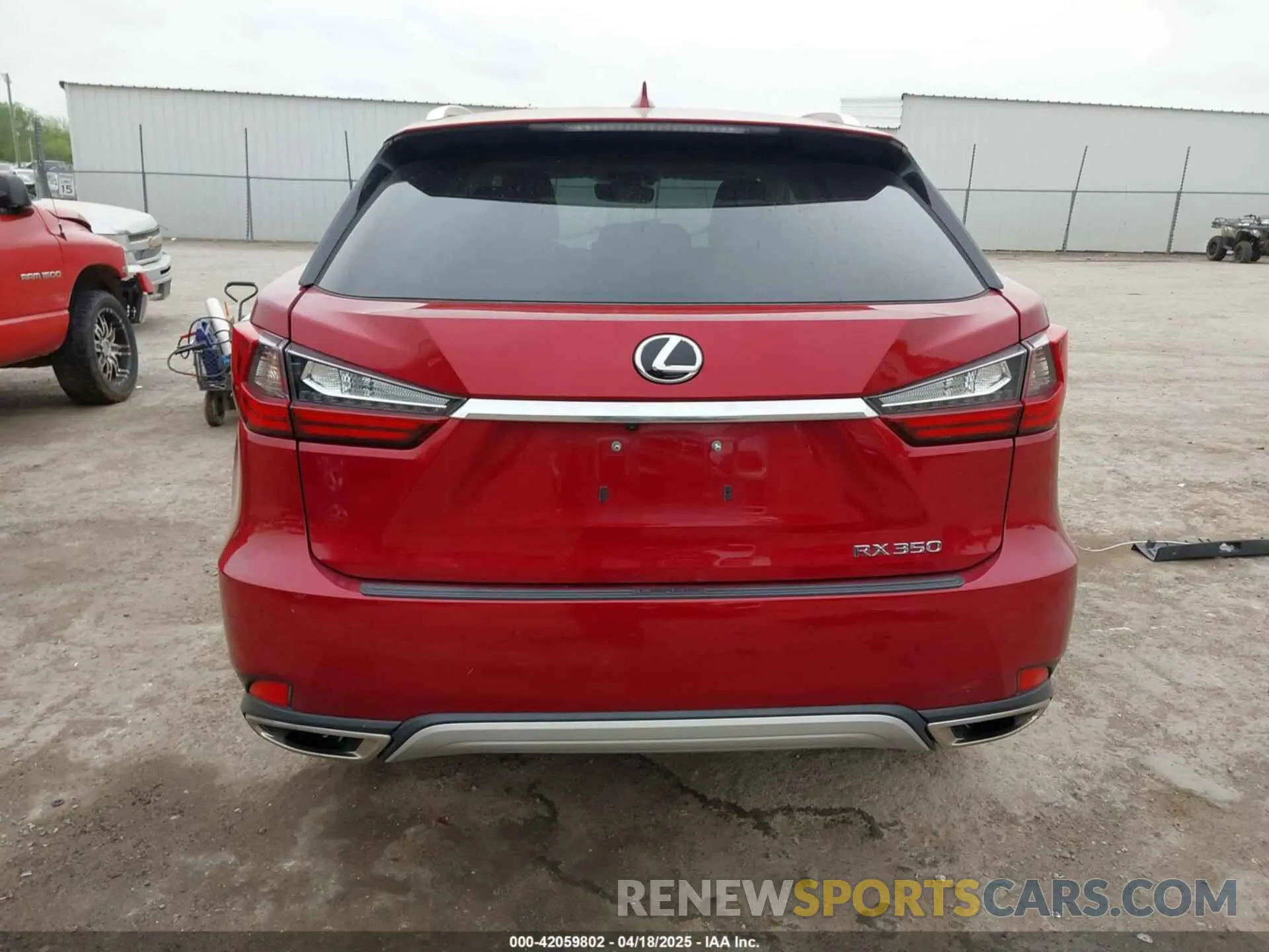 17 Photograph of a damaged car JTJHZMDAXN2058225 LEXUS RX 350 2022