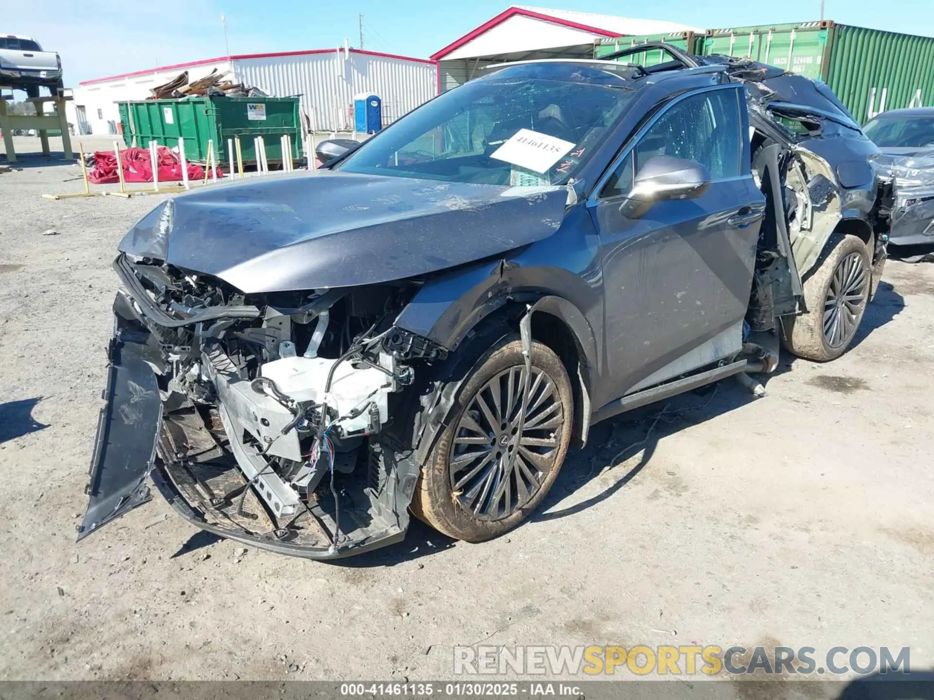 2 Photograph of a damaged car 2T2BAMBA5PC021439 LEXUS RX 350 2023