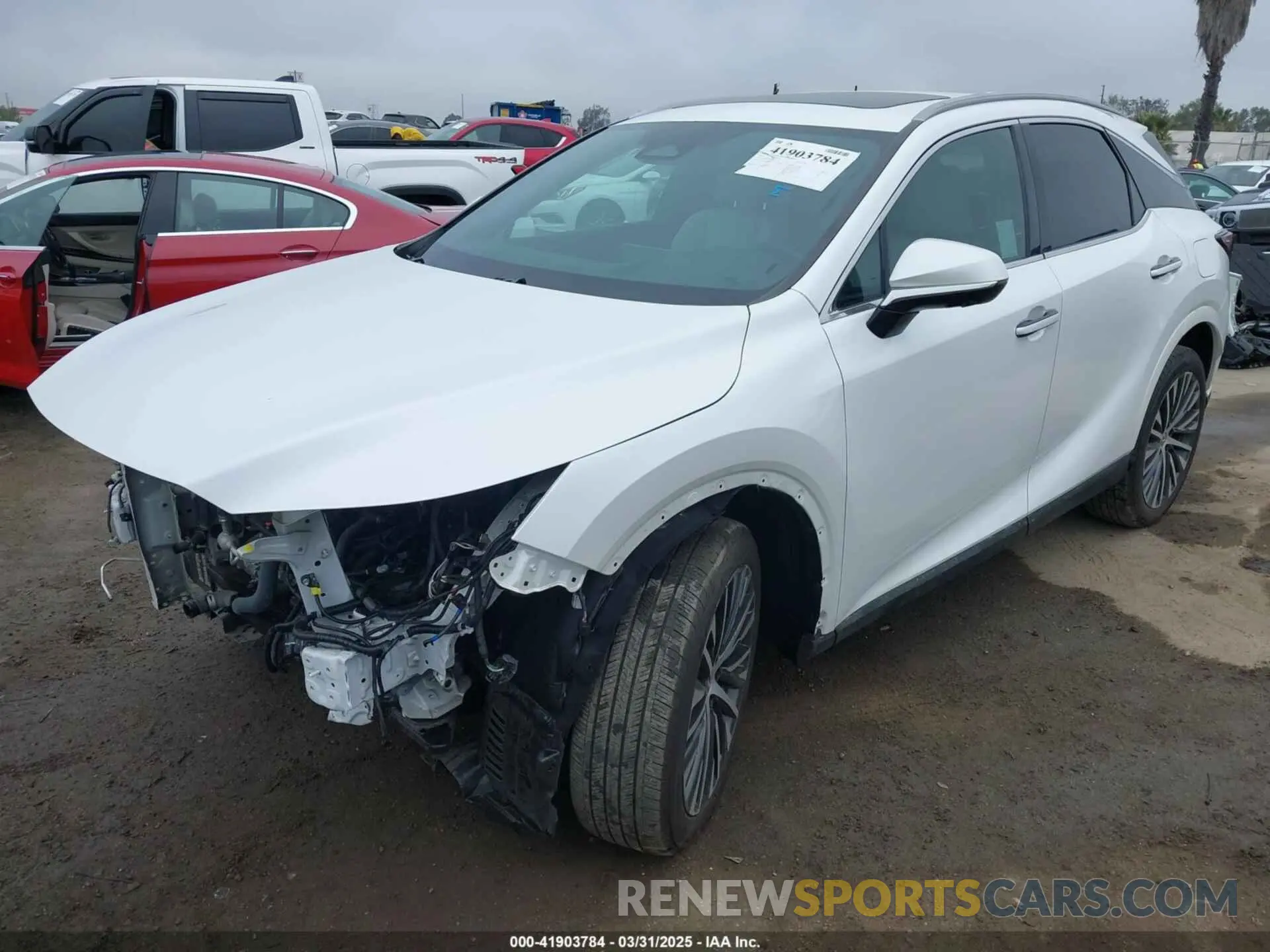 2 Photograph of a damaged car 2T2BAMBA6PC013530 LEXUS RX 350 2023