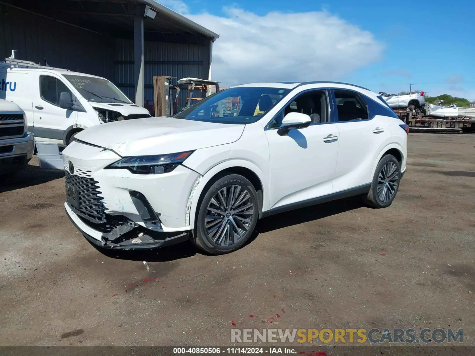 2 Photograph of a damaged car 2T2BAMBA7PC007963 LEXUS RX 350 2023