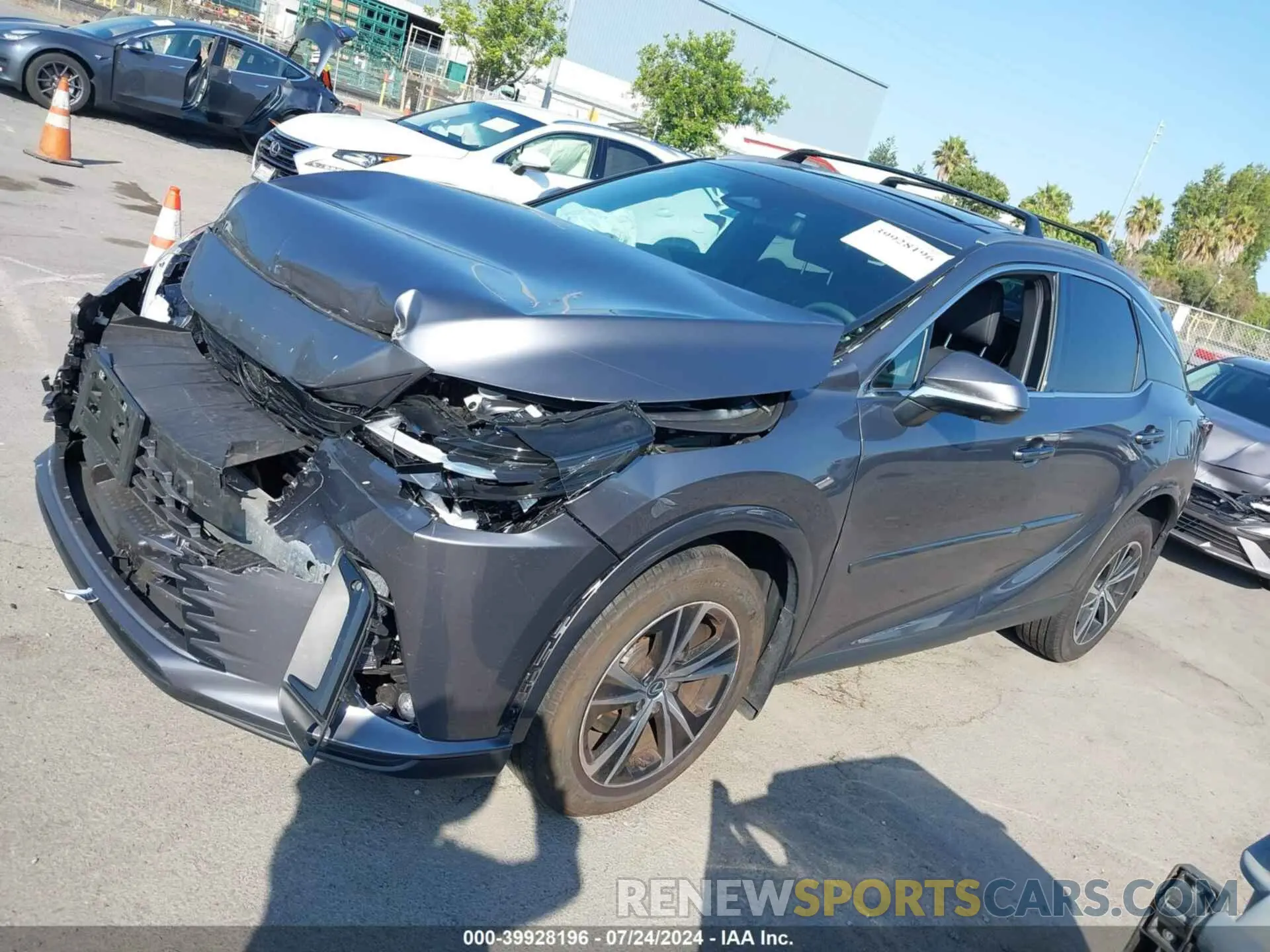 2 Photograph of a damaged car 2T2BAMBA8PC014615 LEXUS RX 350 2023