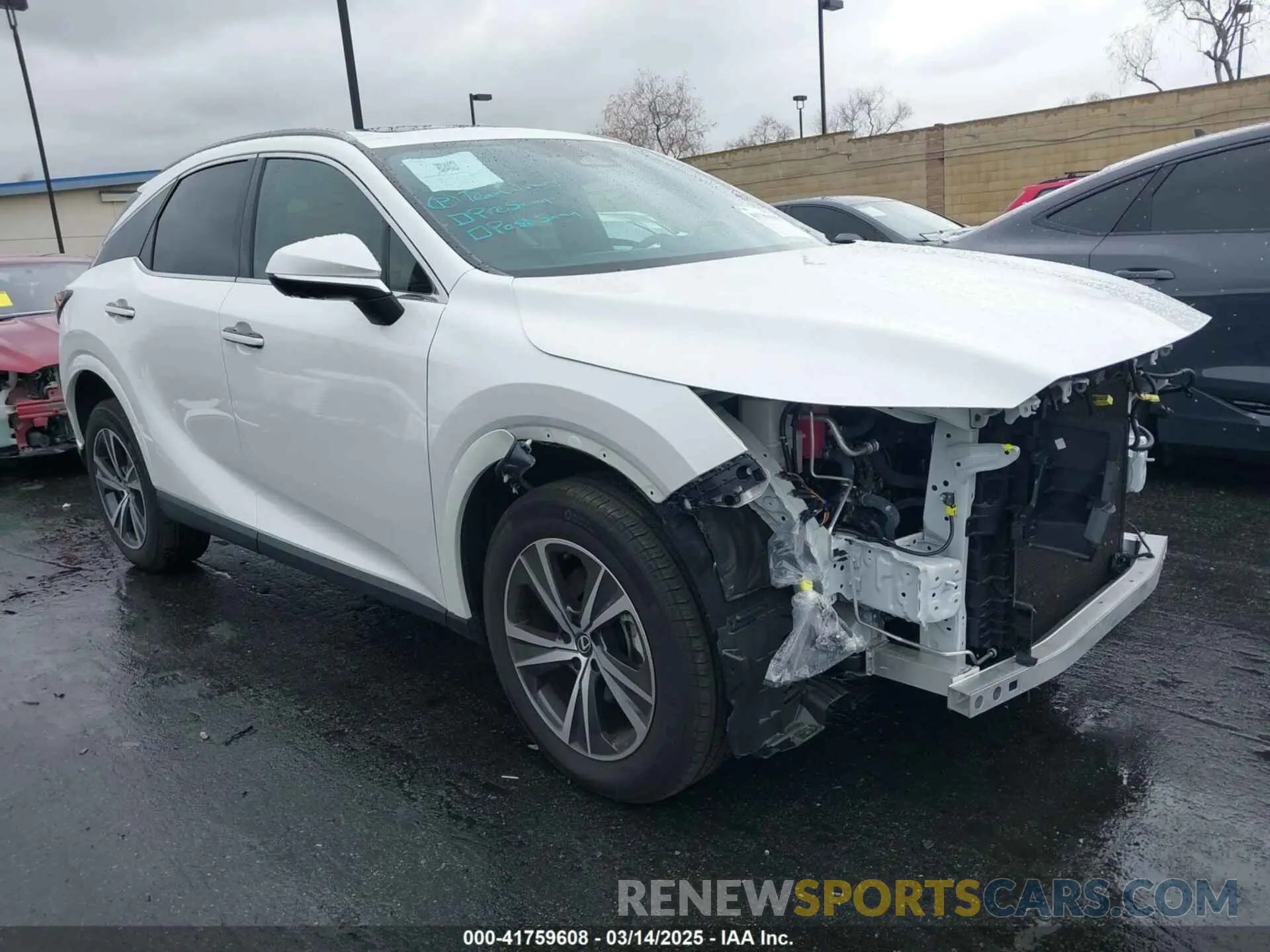 1 Photograph of a damaged car 2T2BAMCA0PC034324 LEXUS RX 350 2023