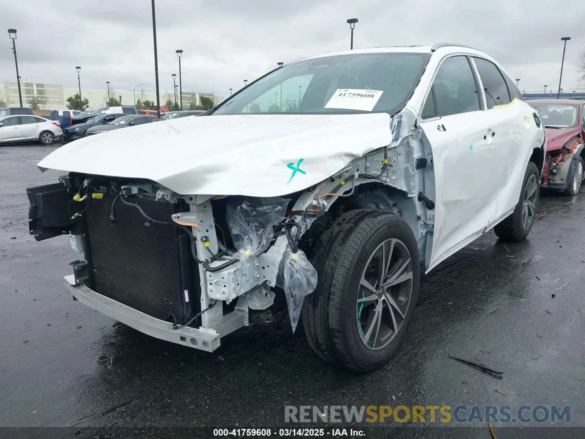 2 Photograph of a damaged car 2T2BAMCA0PC034324 LEXUS RX 350 2023