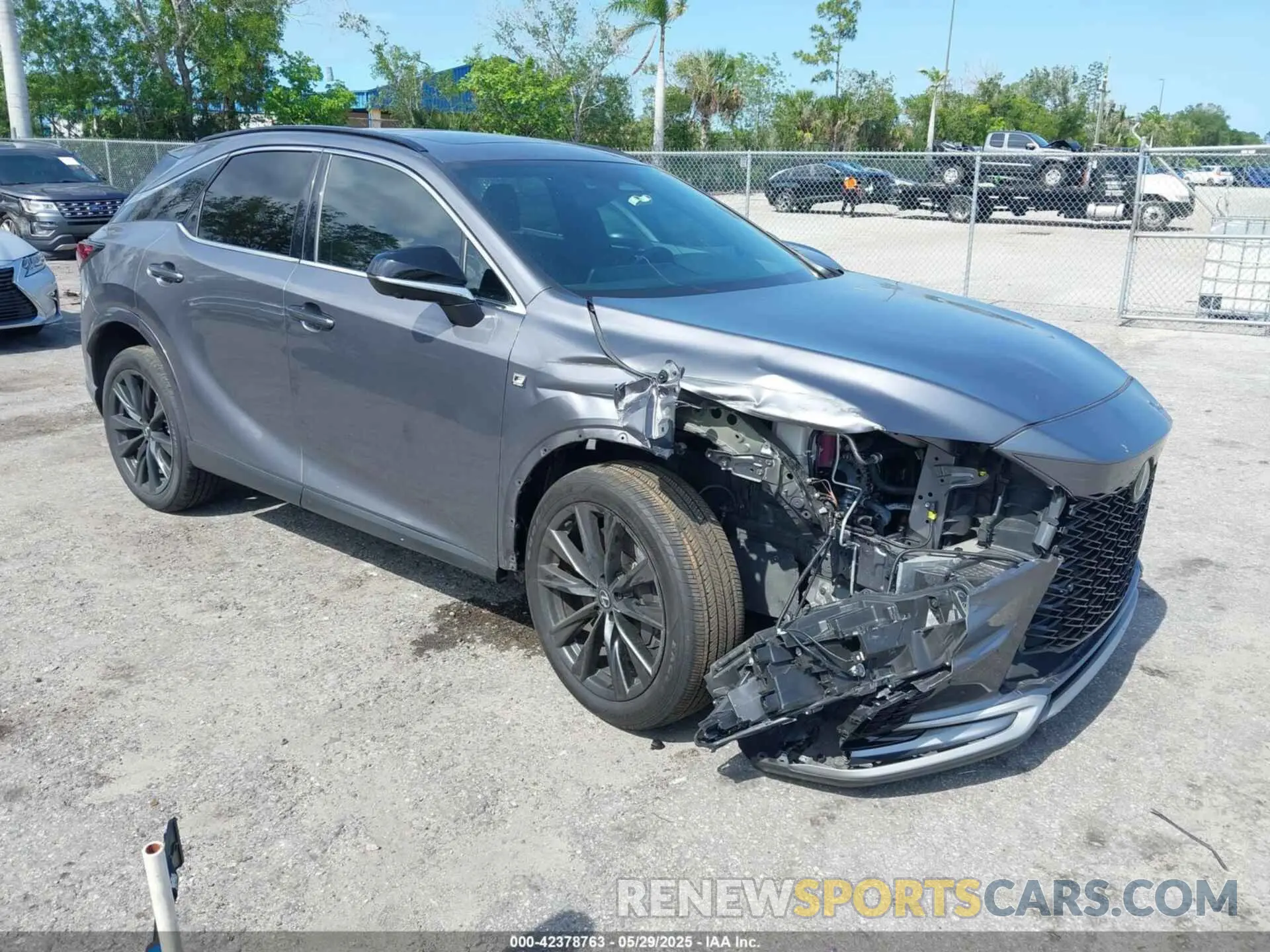 1 Photograph of a damaged car 2T2BAMCA1PC002613 LEXUS RX 350 2023