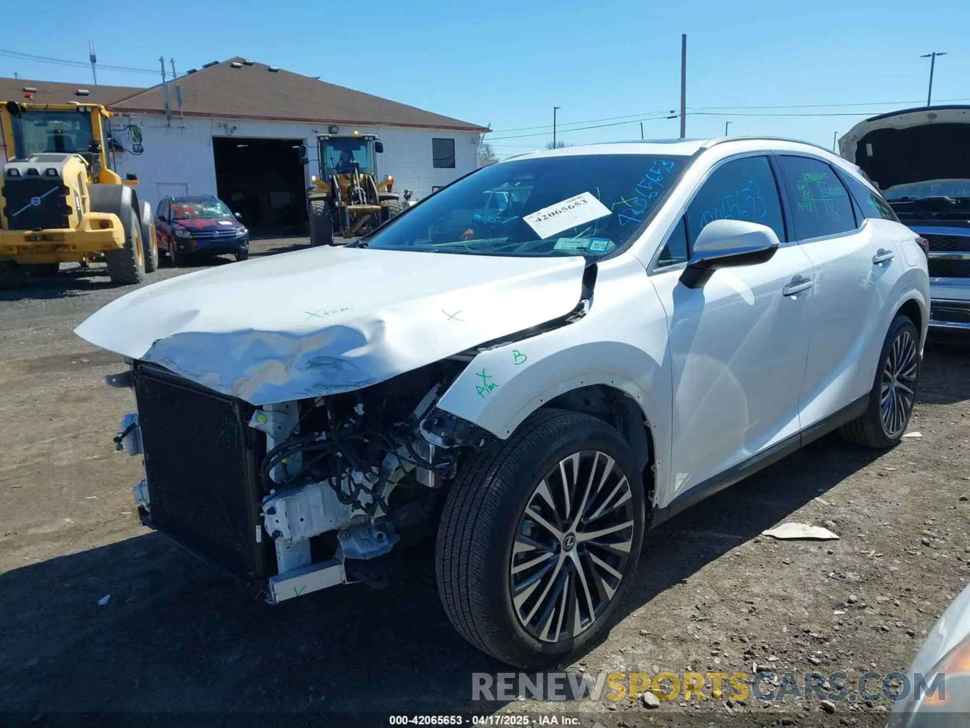 2 Photograph of a damaged car 2T2BAMCA5PC011069 LEXUS RX 350 2023