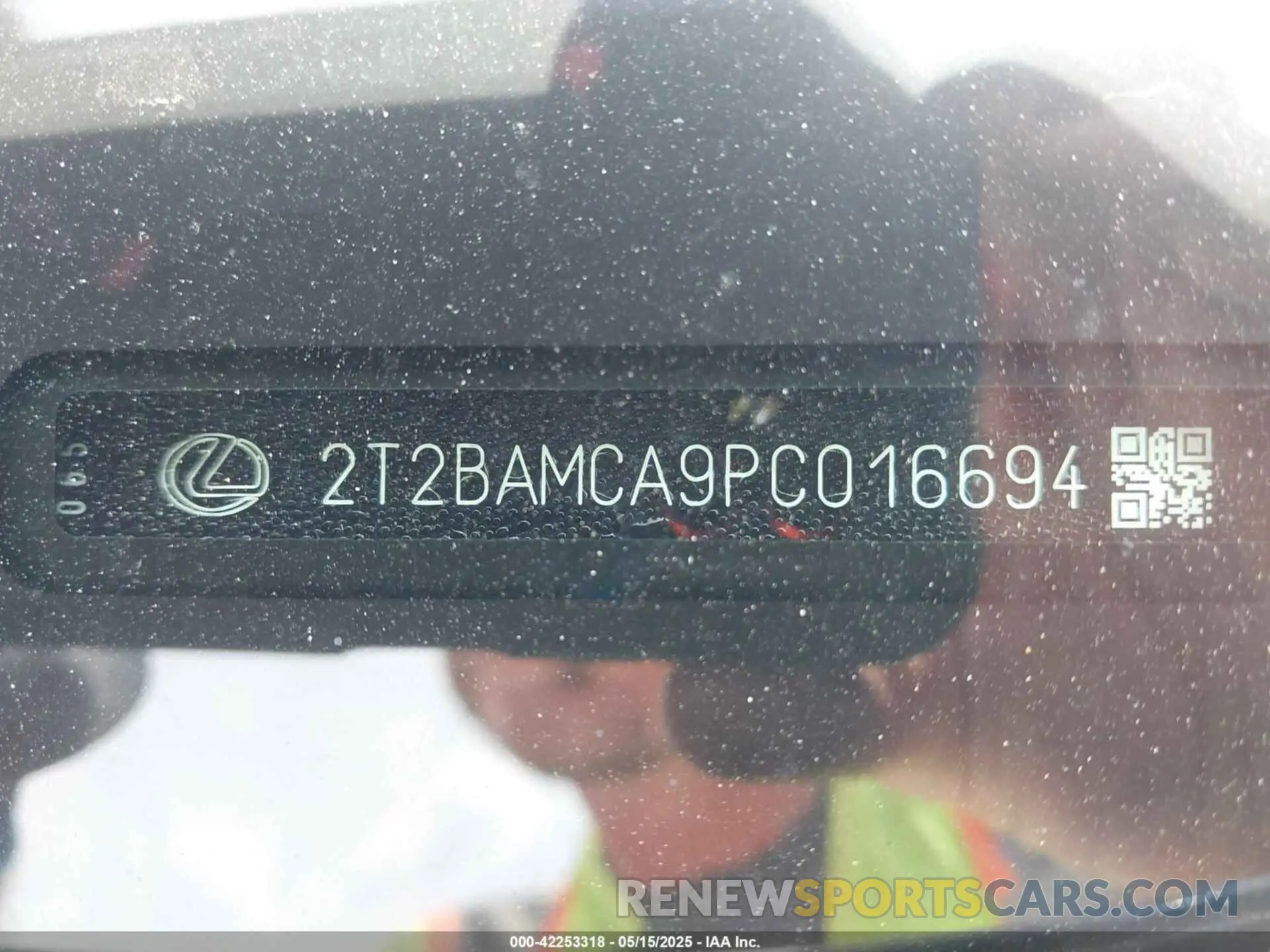 9 Photograph of a damaged car 2T2BAMCA9PC016694 LEXUS RX 350 2023