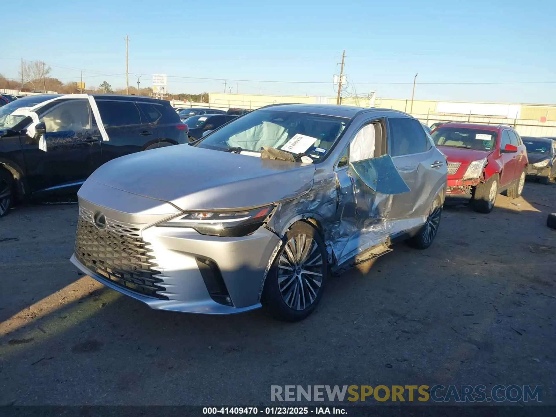 2 Photograph of a damaged car JTJCHMAA1P2000203 LEXUS RX 350 2023