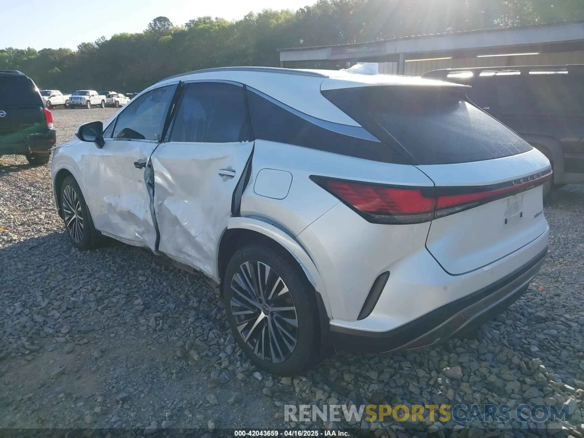 3 Photograph of a damaged car JTJCHMAA7P2002716 LEXUS RX 350 2023