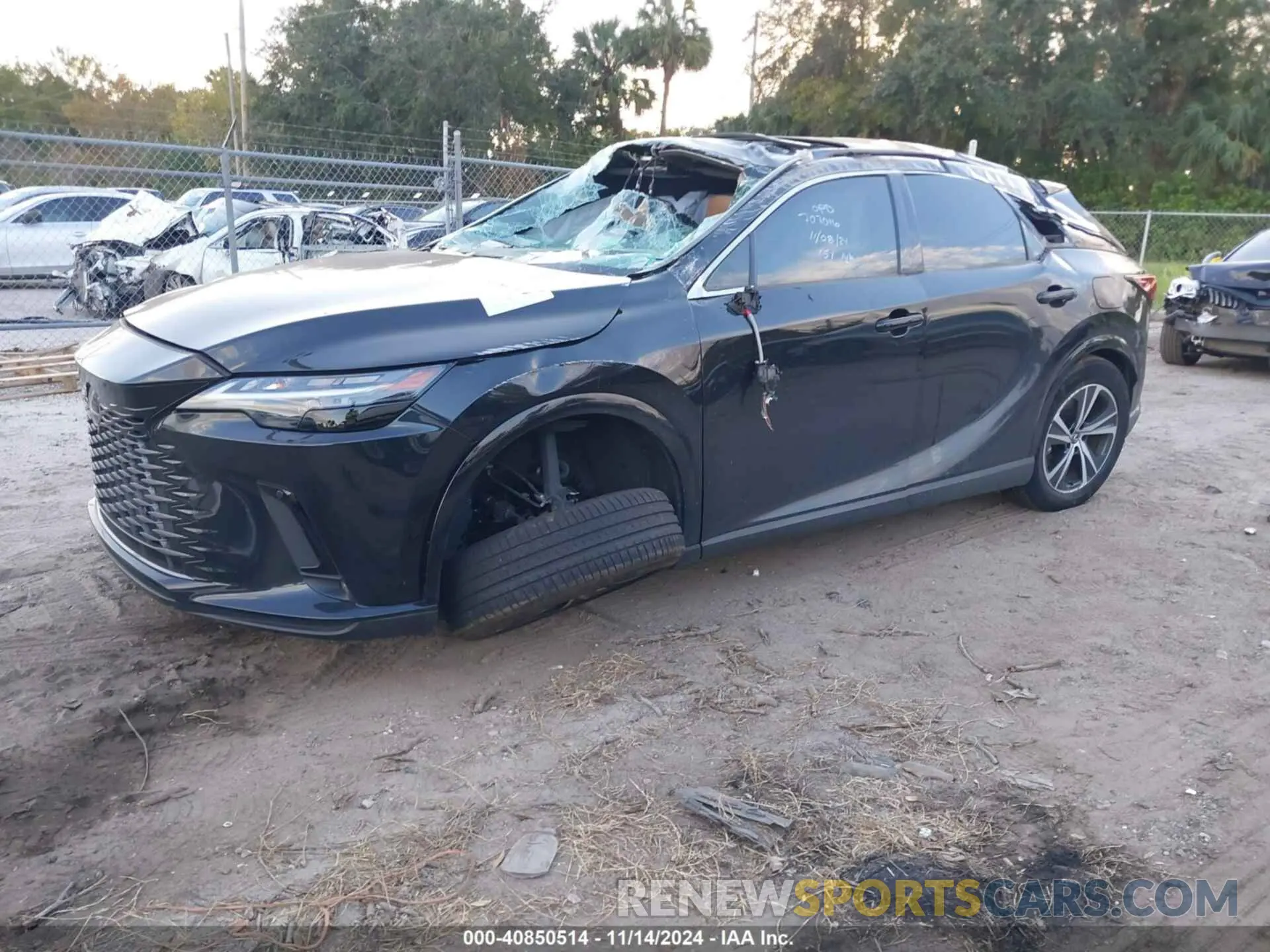 2 Photograph of a damaged car JTJCHMAAXP2001561 LEXUS RX 350 2023