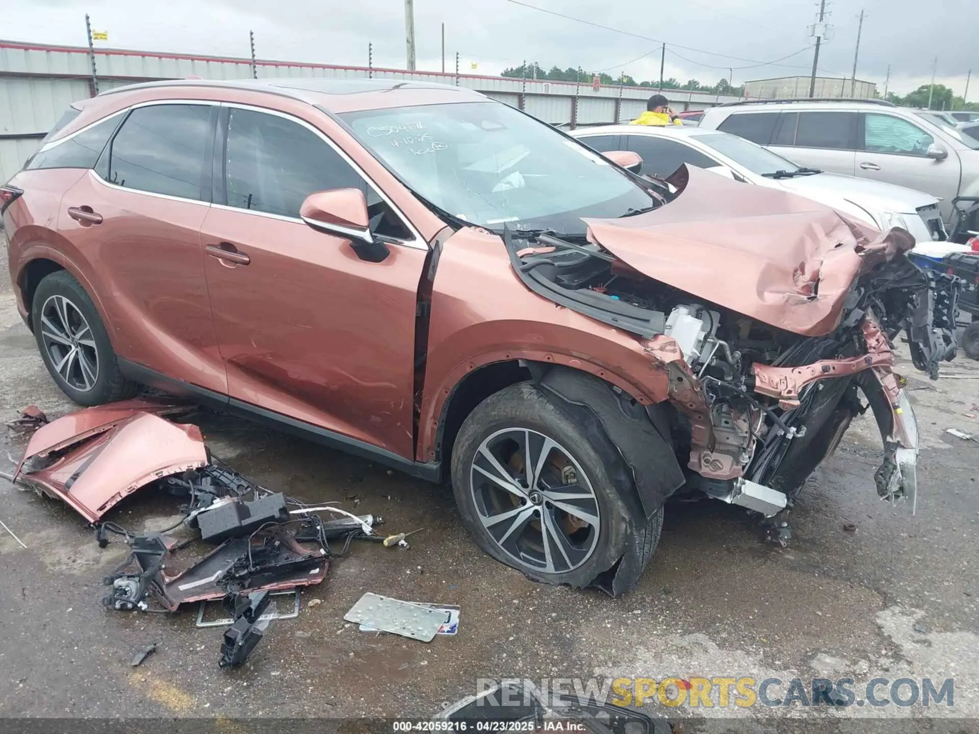 1 Photograph of a damaged car JTJCHMAA0R2011454 LEXUS RX 350 2024