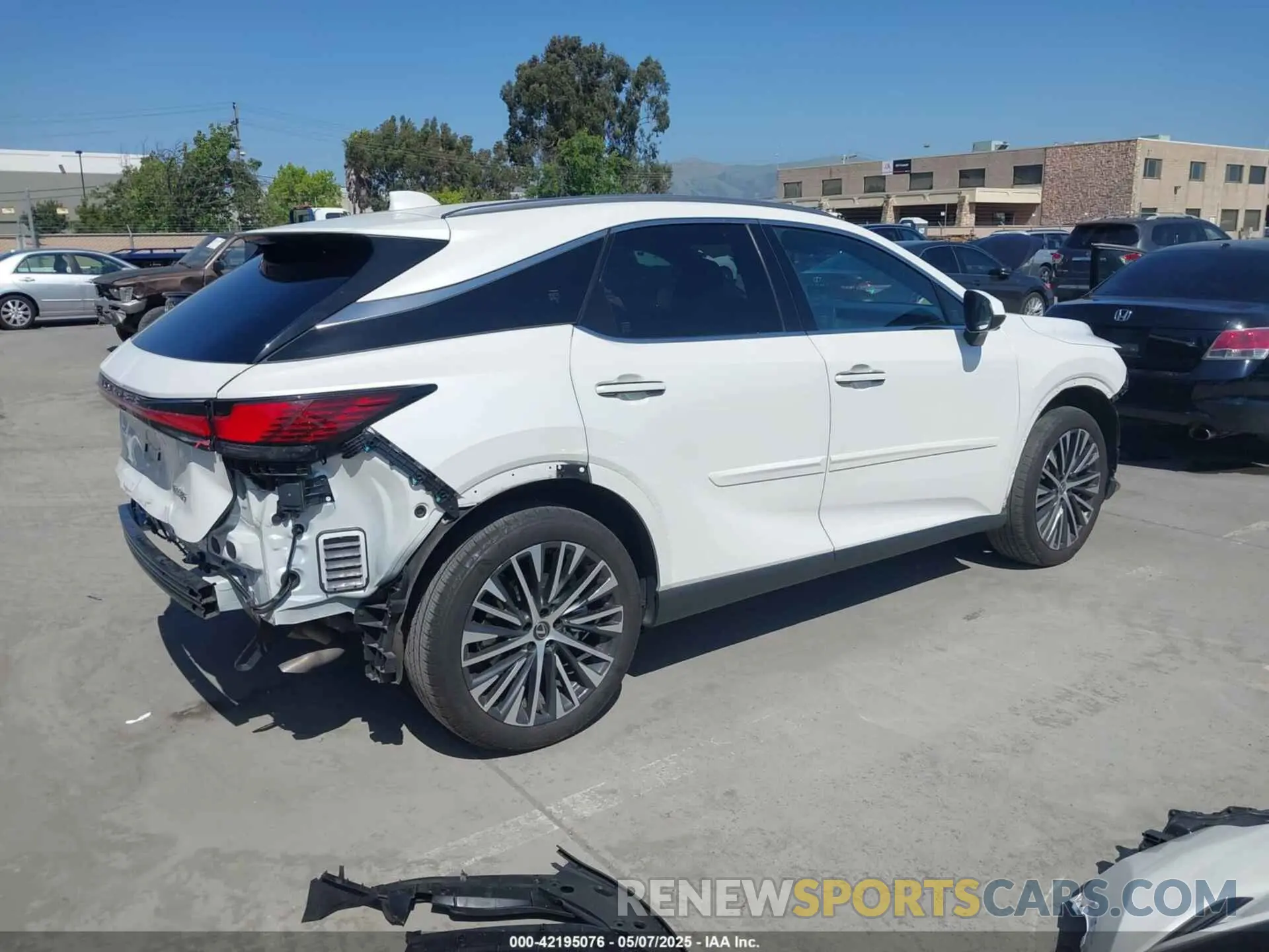 4 Photograph of a damaged car JTJCHMAA3R2012338 LEXUS RX 350 2024